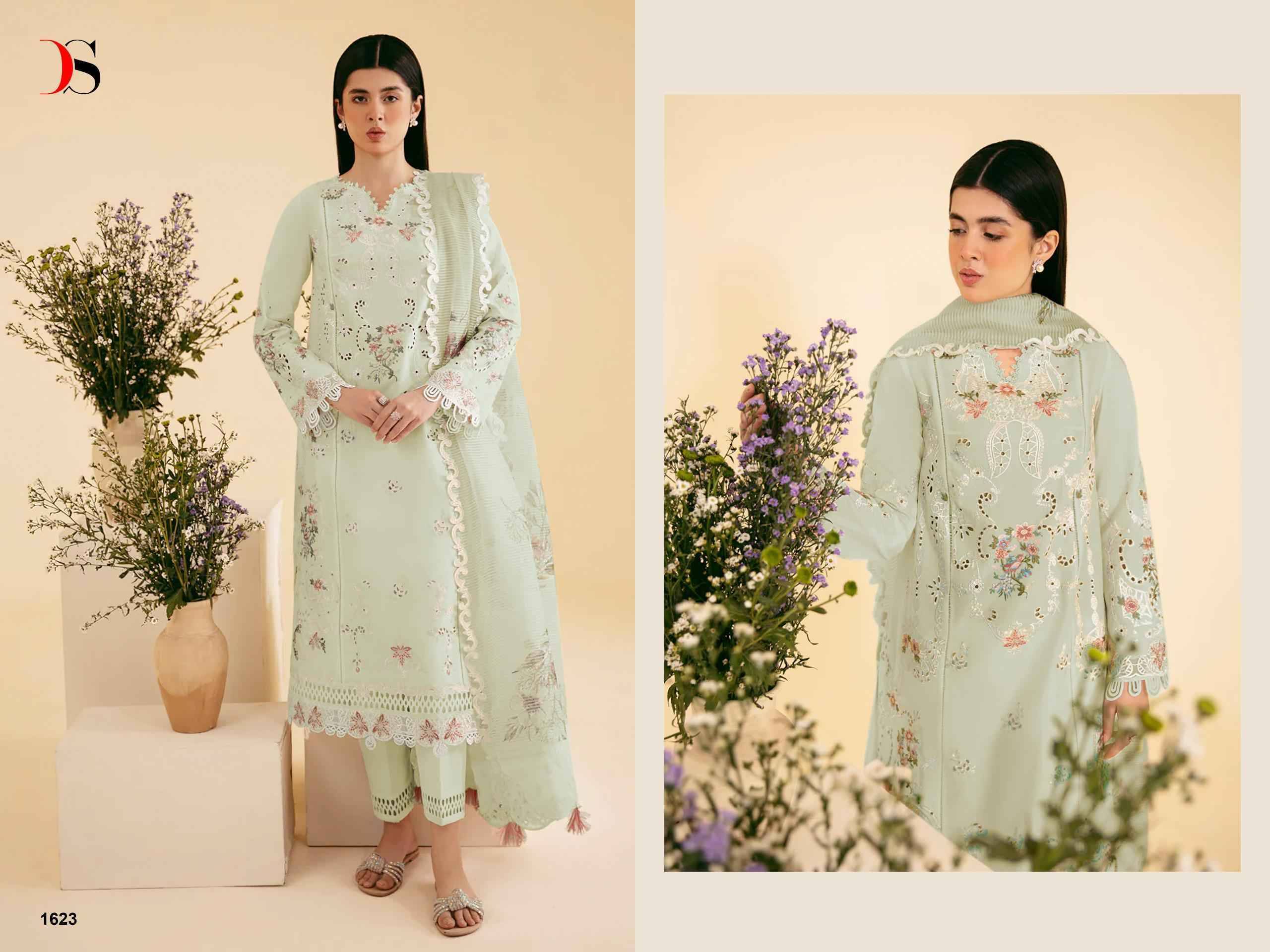Qalamkar Vol 26 BY DEEPSY SUITS 1621 TO 1626 Series Pakistani Stylish Beautiful Colourful Printed & Embroidered Party Wear & Occasional Wear Pure cotton Dresses At Wholesale Price