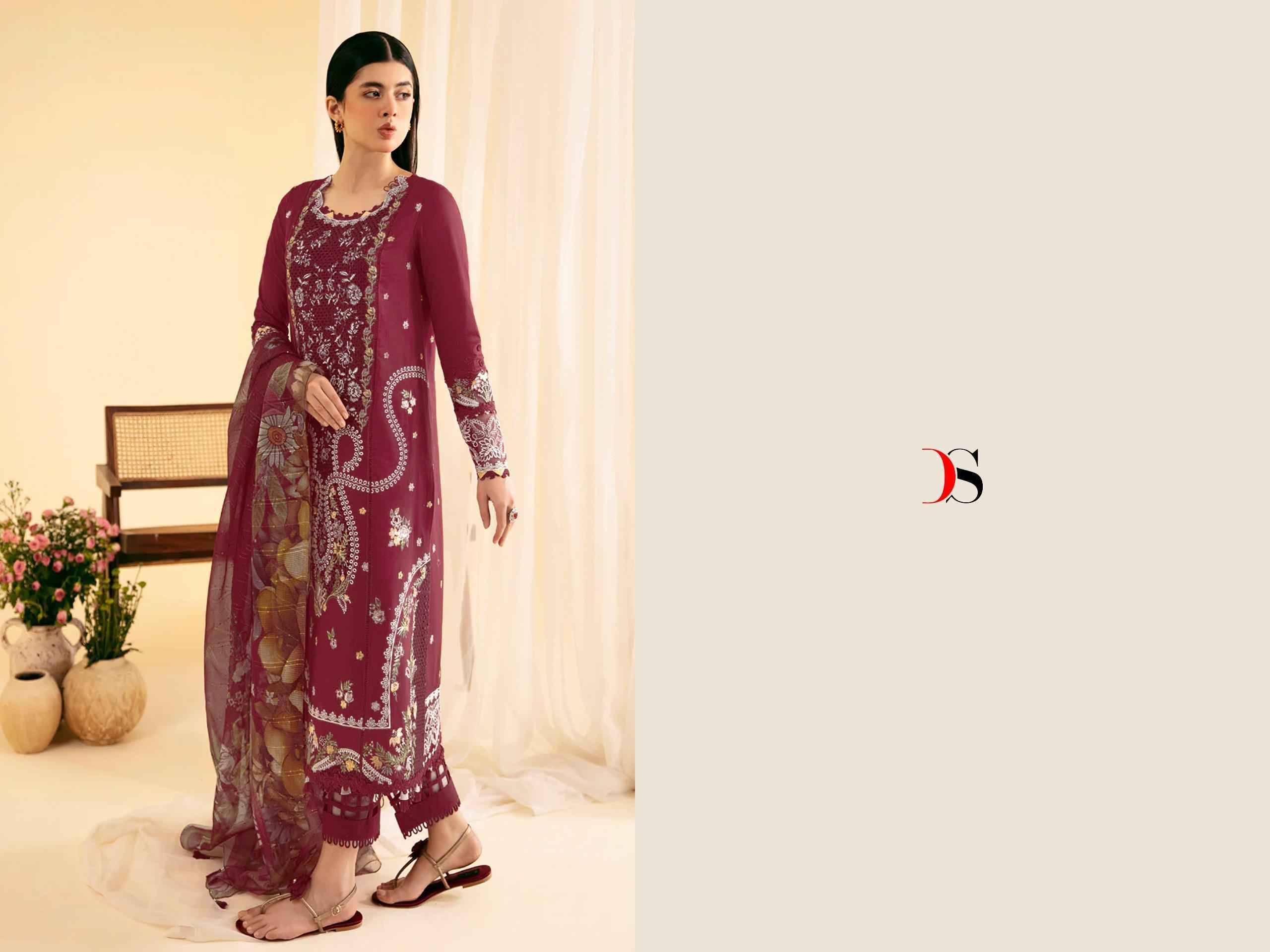 Qalamkar Vol 26 BY DEEPSY SUITS 1621 TO 1626 Series Pakistani Stylish Beautiful Colourful Printed & Embroidered Party Wear & Occasional Wear Pure cotton Dresses At Wholesale Price