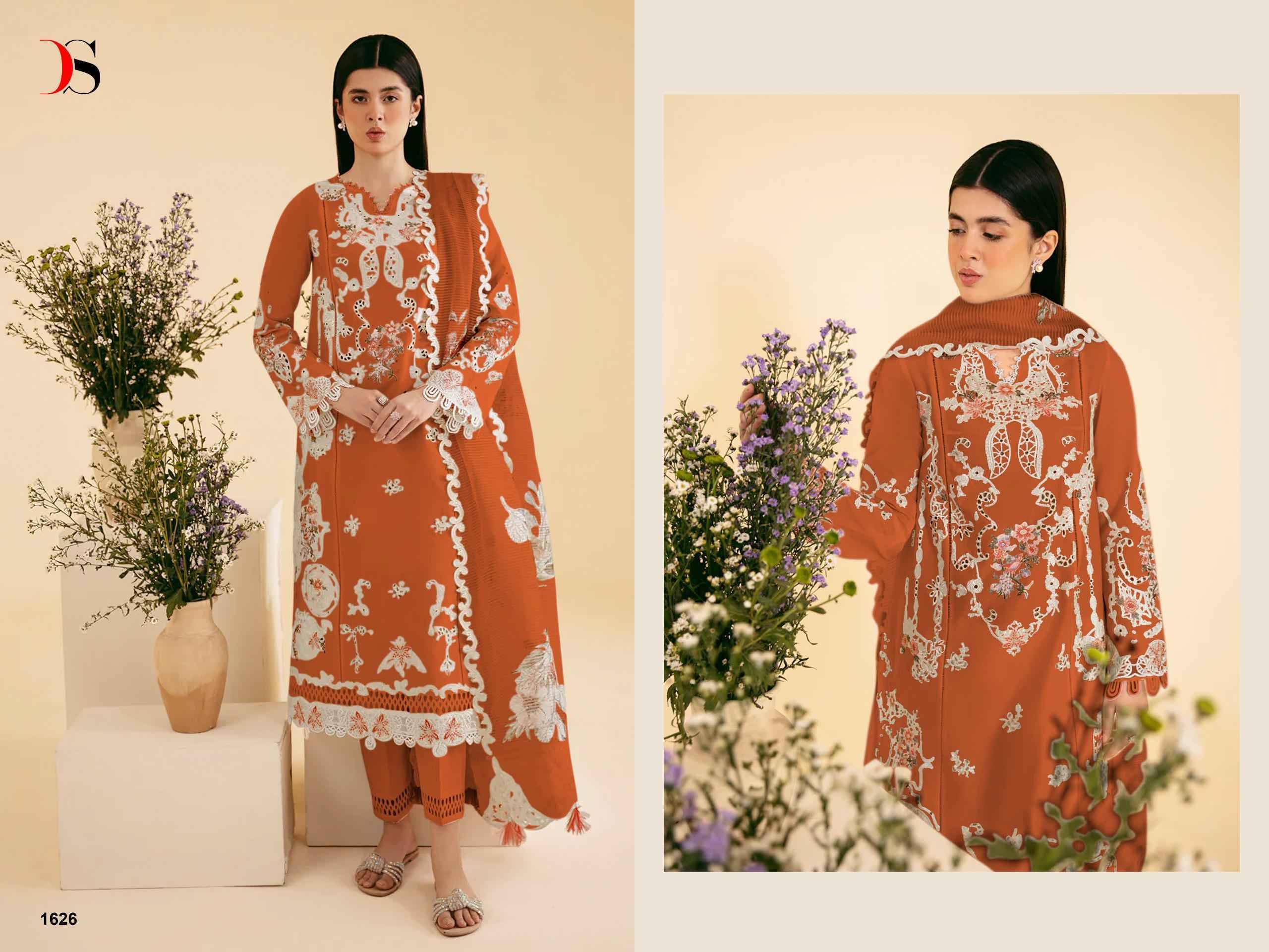 Qalamkar Vol 26 BY DEEPSY SUITS 1621 TO 1626 Series Pakistani Stylish Beautiful Colourful Printed & Embroidered Party Wear & Occasional Wear Pure cotton Dresses At Wholesale Price