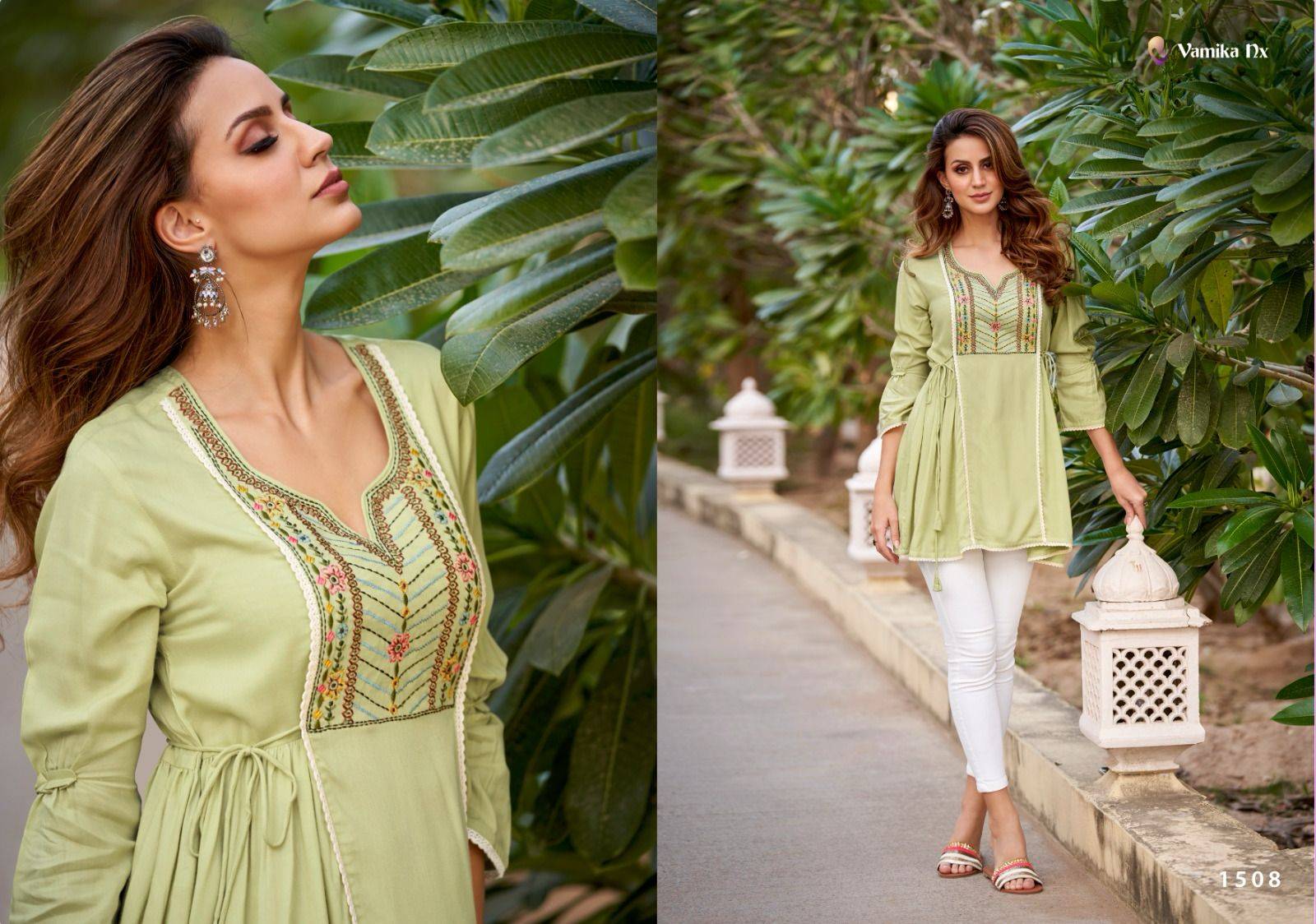 Rang Mahal Vol 2 By Vamika Nx 1505 to 1508 Series Designer Stylish Fancy Colorful Beautiful Party Wear & Ethnic Wear Collection rayon tops At Wholesale Price