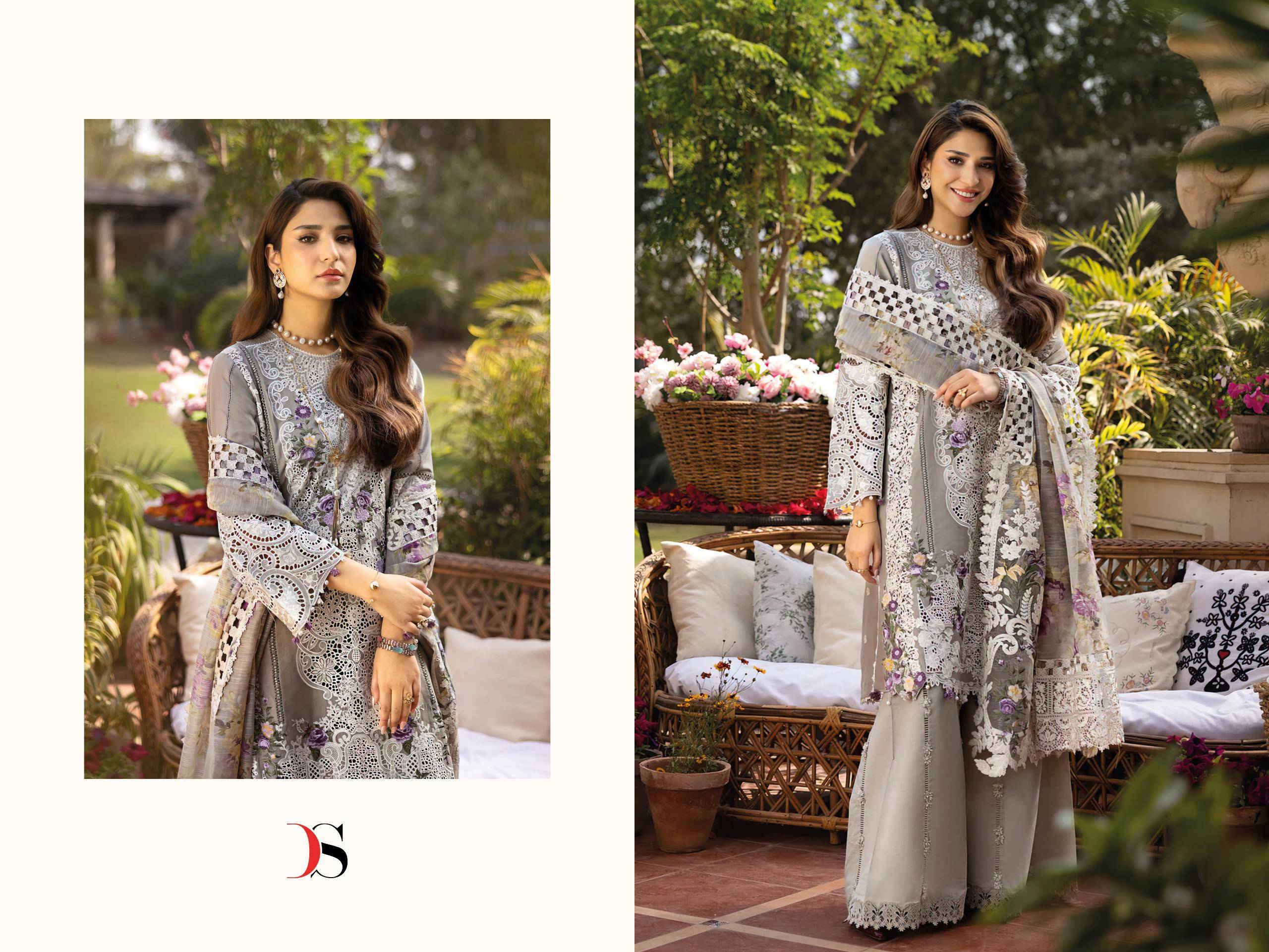Elaf Block Buster BY DEEPSY 1581 TO 1587 SERIES Pakistani Stylish Beautiful Colourful Printed & Embroidered Party Wear & Occasional Wear Pure cotton Dresses At Wholesale Price