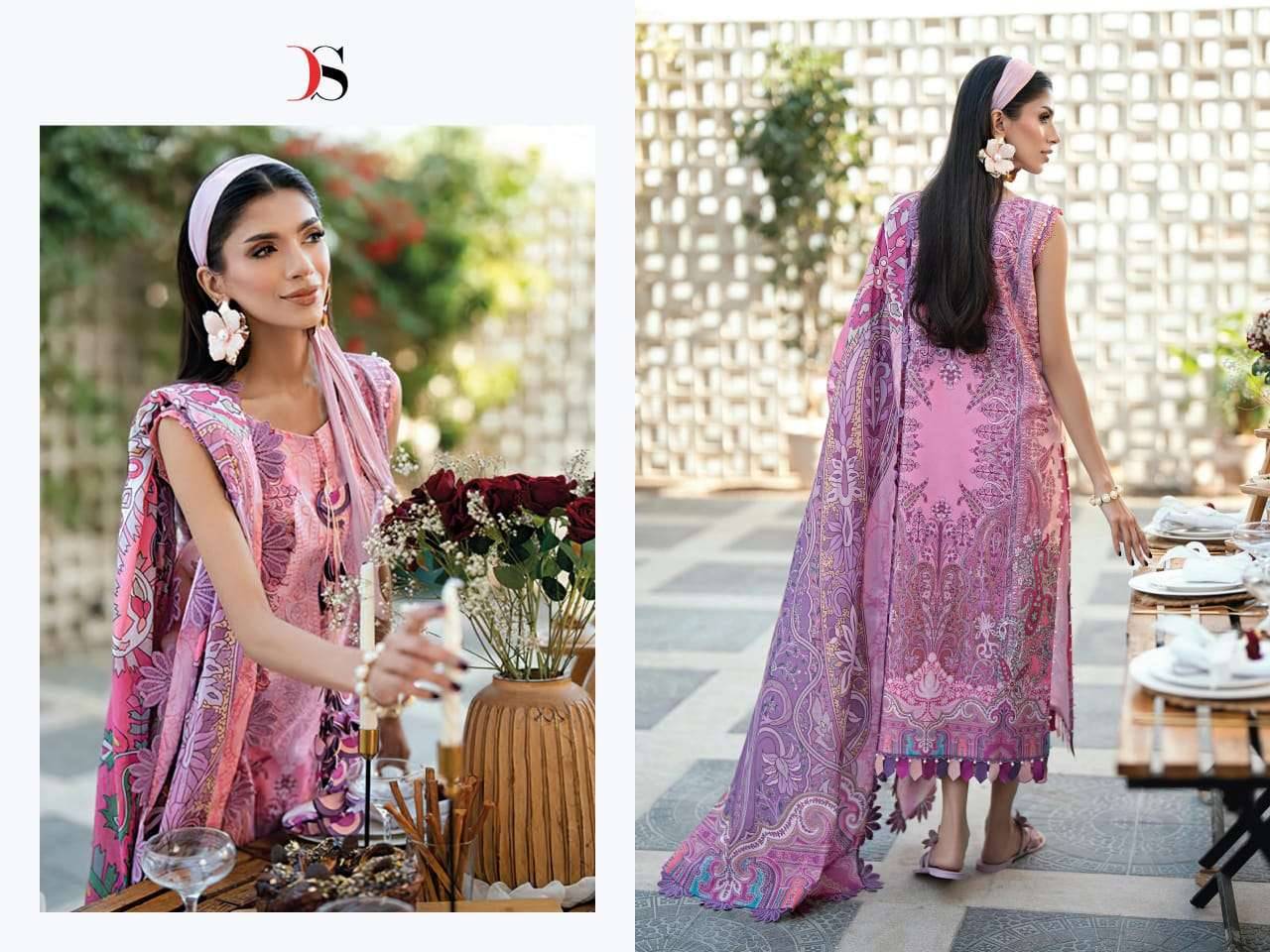 JADE URBAN LAWN VOL-8 DEEPSY SUITS 1751 TO 1758 SERIES Pakistani Stylish Beautiful Colourful Printed & Embroidered Party Wear & Occasional Wear Pure cotton Dresses At Wholesale Price