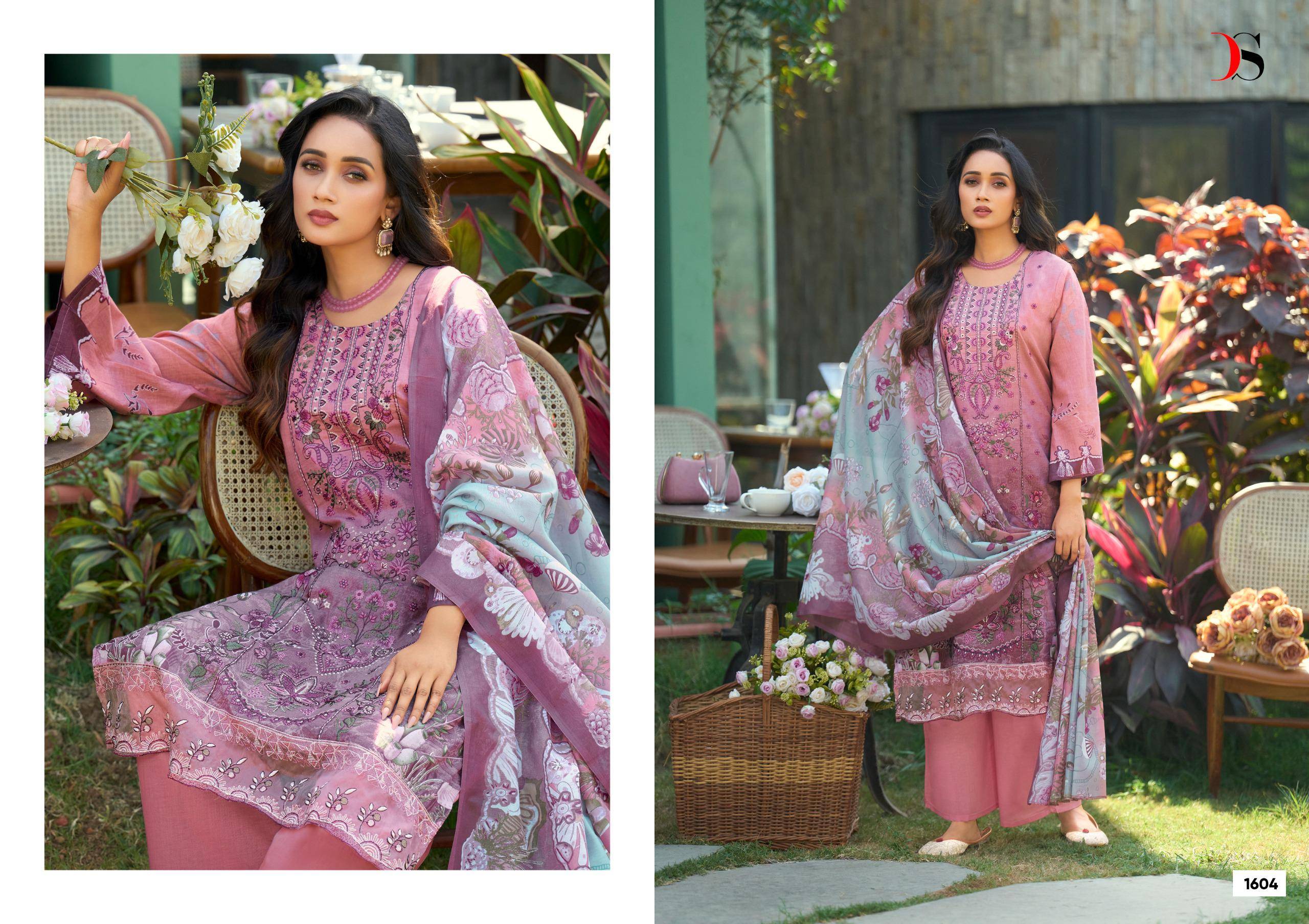 Chevron Vol 16 BY DEEPSY SUITS 1601 TO 1606 SERIES Pakistani Stylish Beautiful Colourful Printed & Embroidered Party Wear & Occasional Wear Pure cotton Dresses At Wholesale Price