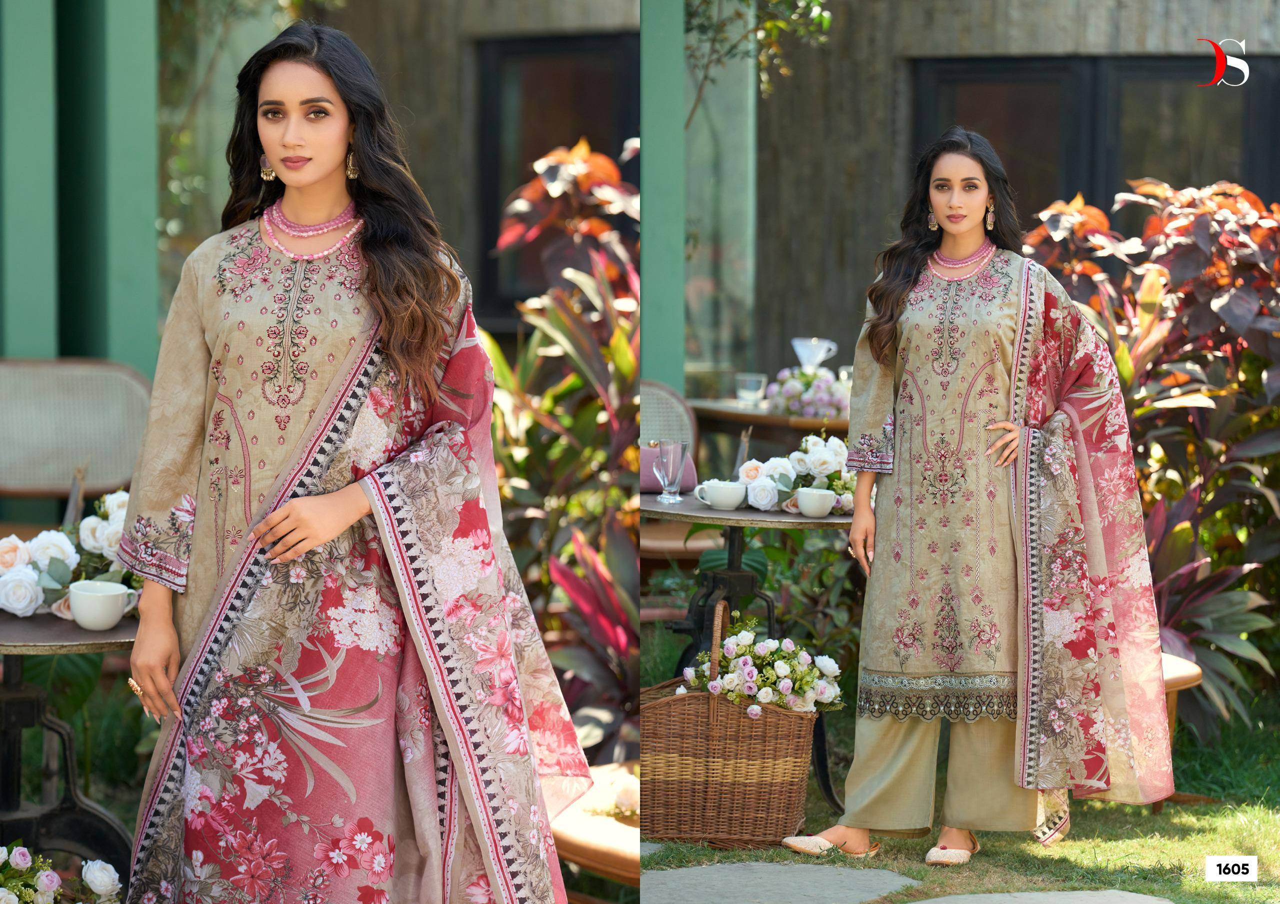 Chevron Vol 16 BY DEEPSY SUITS 1601 TO 1606 SERIES Pakistani Stylish Beautiful Colourful Printed & Embroidered Party Wear & Occasional Wear Pure cotton Dresses At Wholesale Price