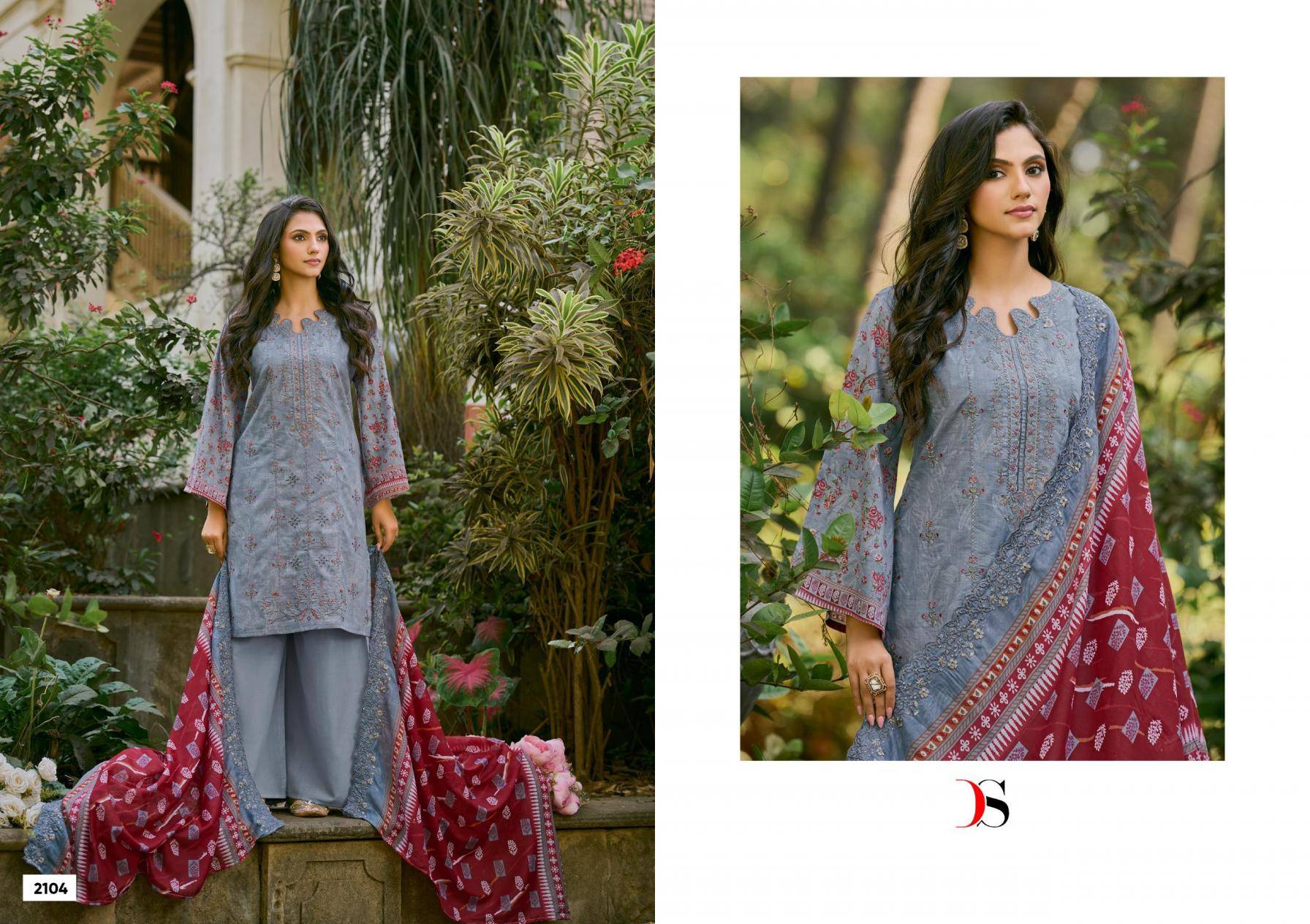 BIN SAEED LAWN COLLECTION VOL 21 BY DEEPSY SUITS 2101 TO 2106 SERIES Pakistani Stylish Beautiful Colourful Printed & Embroidered Party Wear & Occasional Wear Pure cotton Dresses At Wholesale Price
