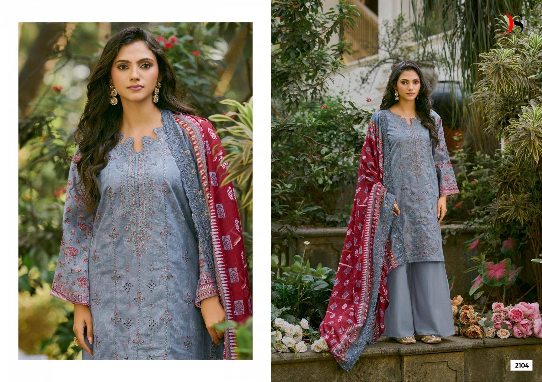BIN SAEED LAWN COLLECTION VOL 21 BY DEEPSY SUITS 2101 TO 2106 SERIES Pakistani Stylish Beautiful Colourful Printed & Embroidered Party Wear & Occasional Wear Pure cotton Dresses At Wholesale Price