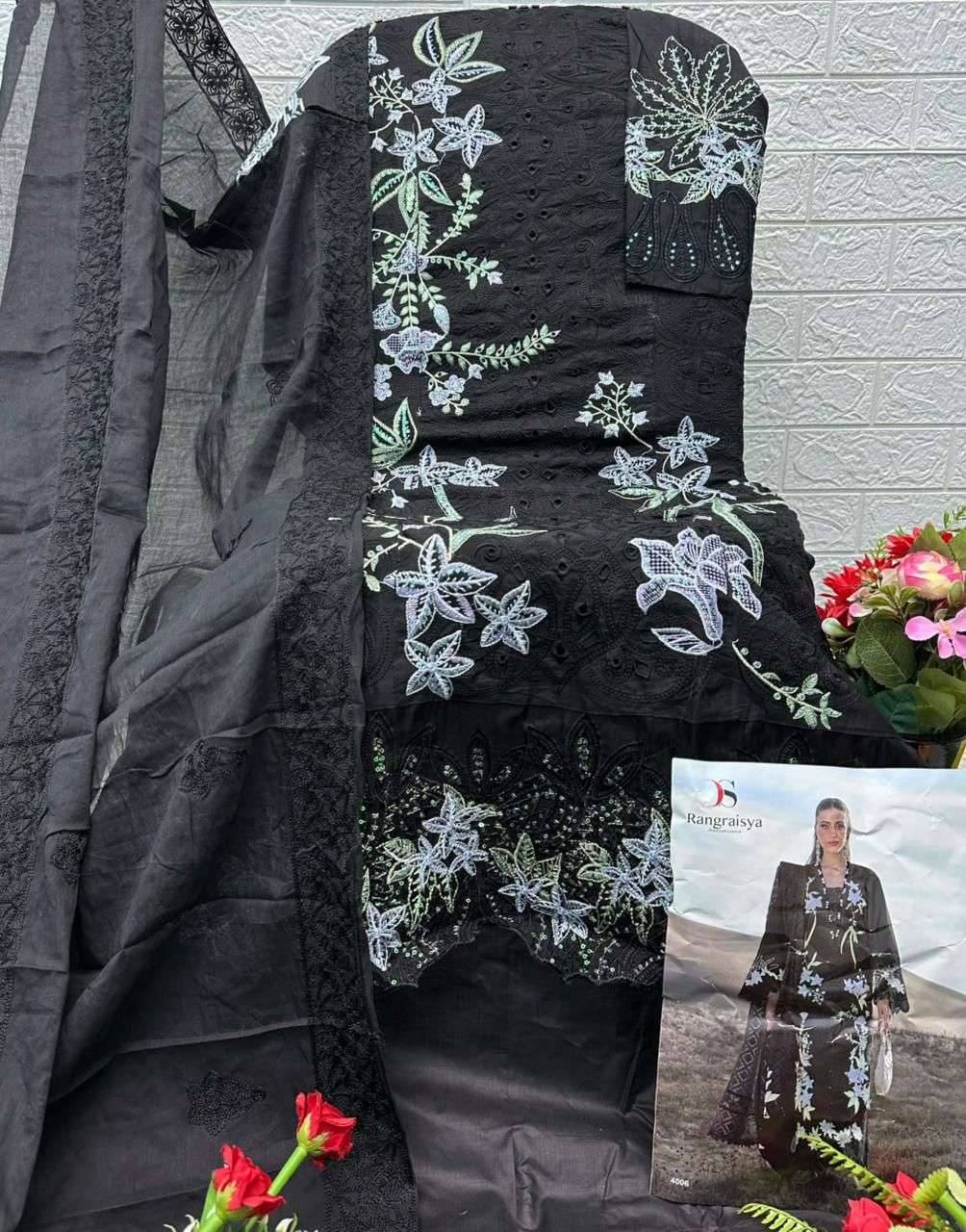 RANGRASIYA PREMIUM LAWN VOL 4 BY DEEPSY SUITS 1001 TO 1006 SERIES Pakistani Stylish Beautiful Colourful Printed & Embroidered Party Wear & Occasional Wear Pure cotton Dresses At Wholesale Price