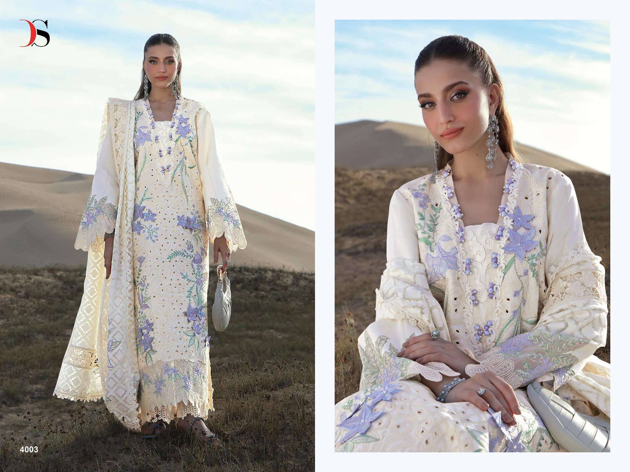 RANGRASIYA PREMIUM LAWN VOL 4 BY DEEPSY SUITS 1001 TO 1006 SERIES Pakistani Stylish Beautiful Colourful Printed & Embroidered Party Wear & Occasional Wear Pure cotton Dresses At Wholesale Price