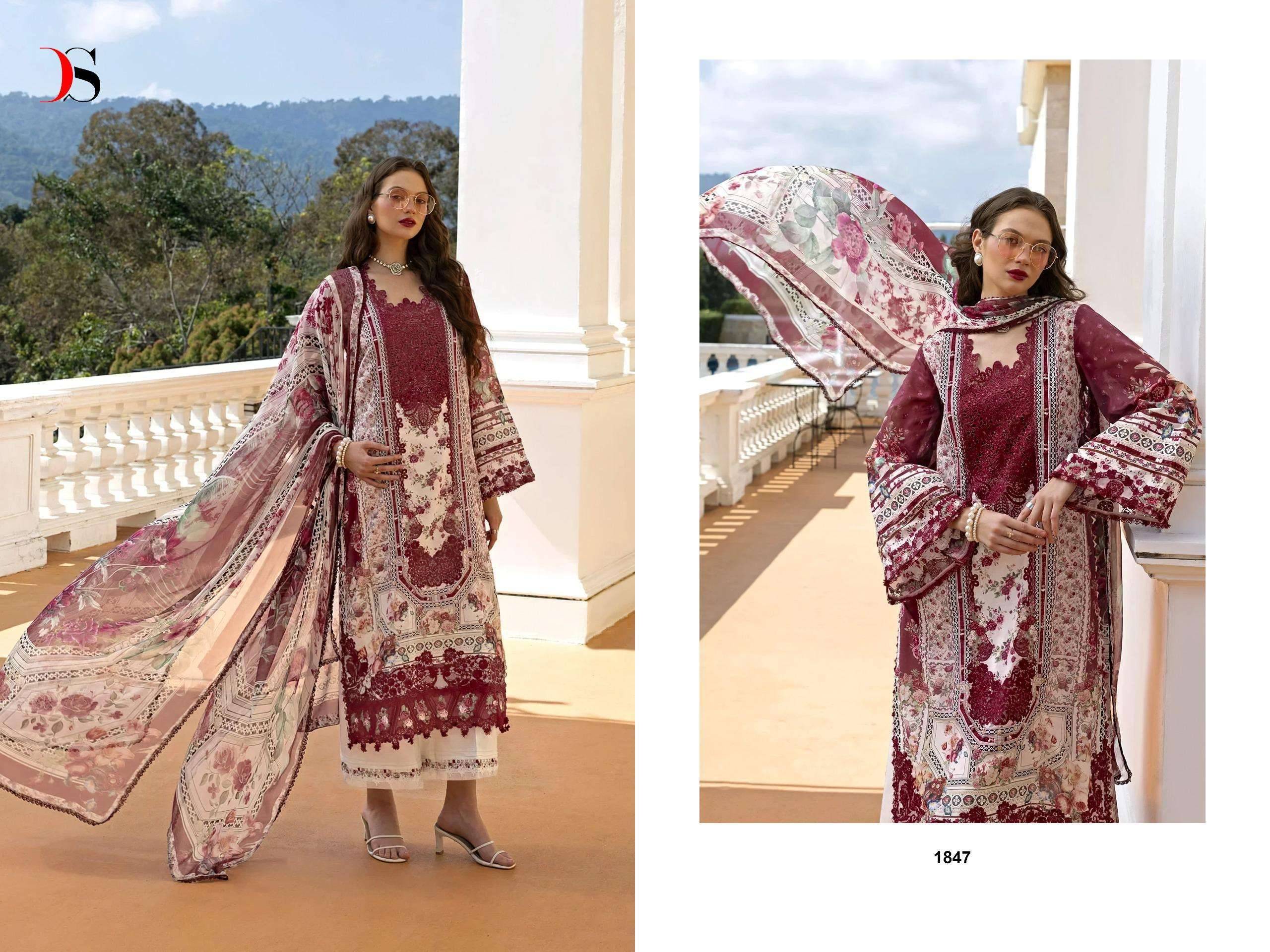 ELAF SIGNATURE VOL 1 BY DEEPSY SUITS 1001 TO 1006 SERIES Pakistani Stylish Beautiful Colourful Printed & Embroidered Party Wear & Occasional Wear Pure cotton Dresses At Wholesale Price