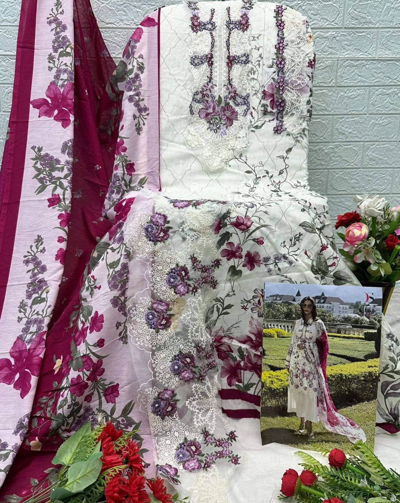ELAF SIGNATURE VOL 1 BY DEEPSY SUITS 1001 TO 1006 SERIES Pakistani Stylish Beautiful Colourful Printed & Embroidered Party Wear & Occasional Wear Pure cotton Dresses At Wholesale Price
