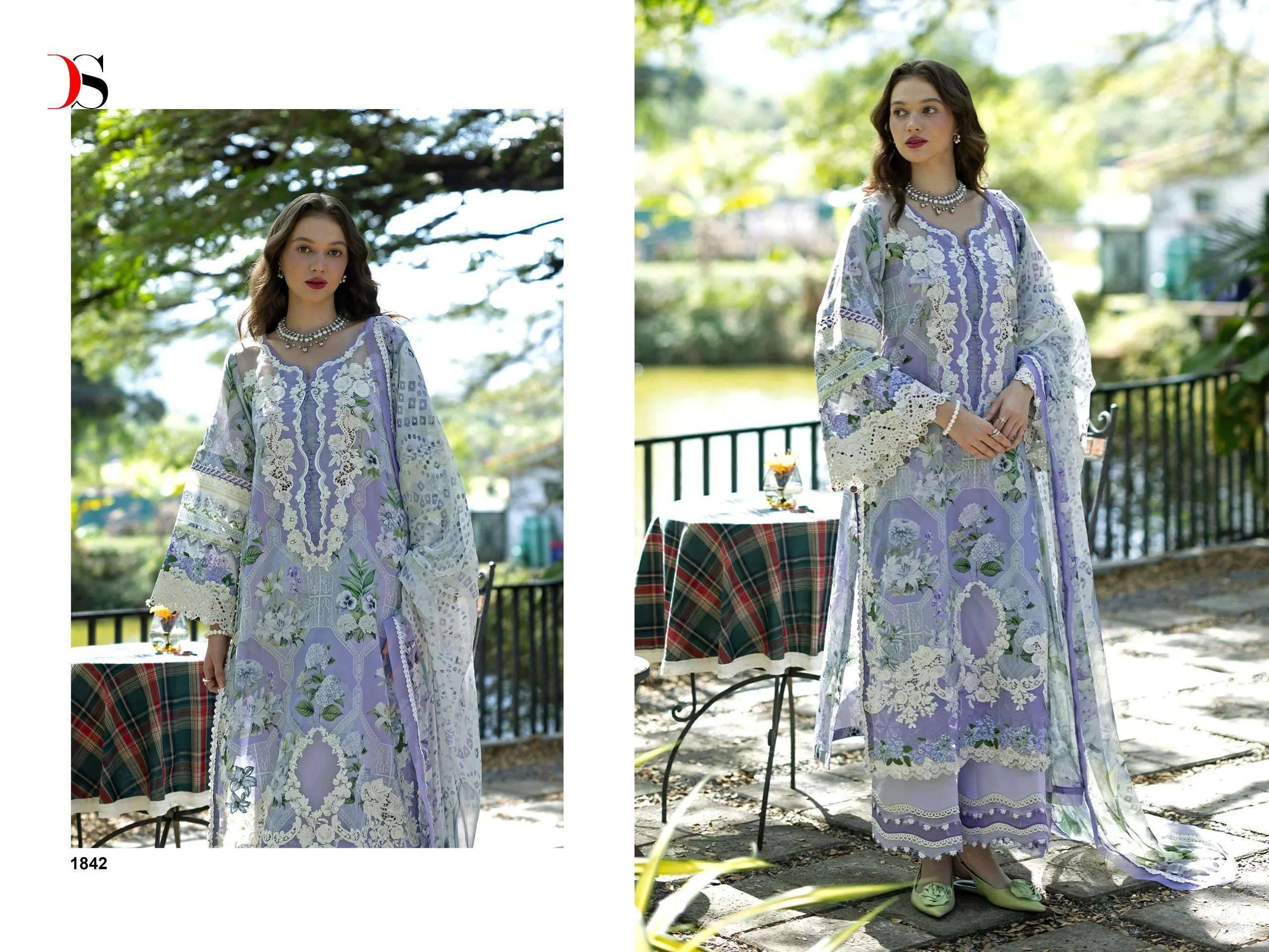 ELAF SIGNATURE VOL 1 BY DEEPSY SUITS 1001 TO 1006 SERIES Pakistani Stylish Beautiful Colourful Printed & Embroidered Party Wear & Occasional Wear Pure cotton Dresses At Wholesale Price