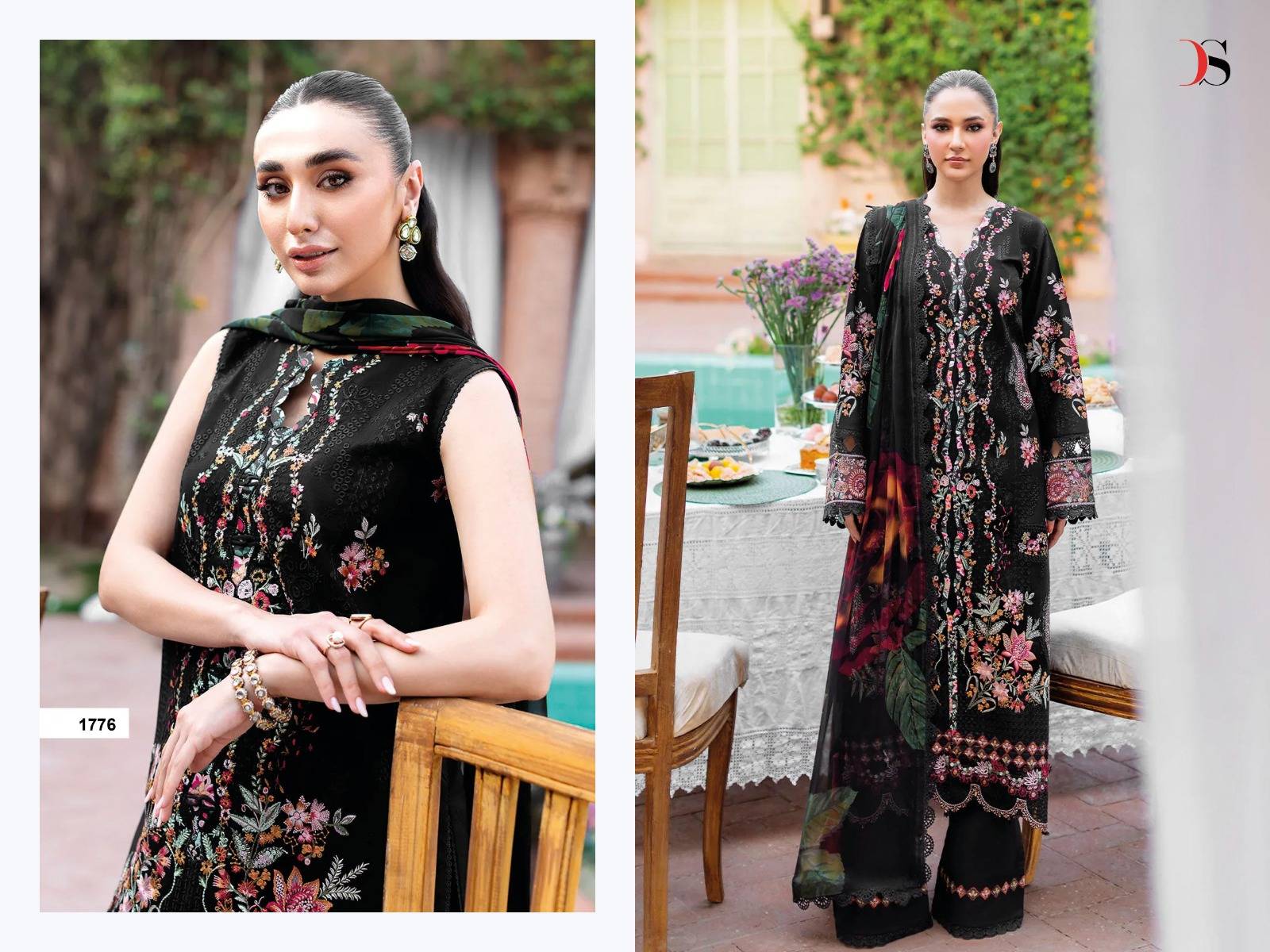 RAMSHA LUXURY LAWN 2026 BY DEEPSY SUITS 1001 TO 1006 SERIES Pakistani Stylish Beautiful Colourful Printed & Embroidered Party Wear & Occasional Wear chiffon Dresses At Wholesale Price