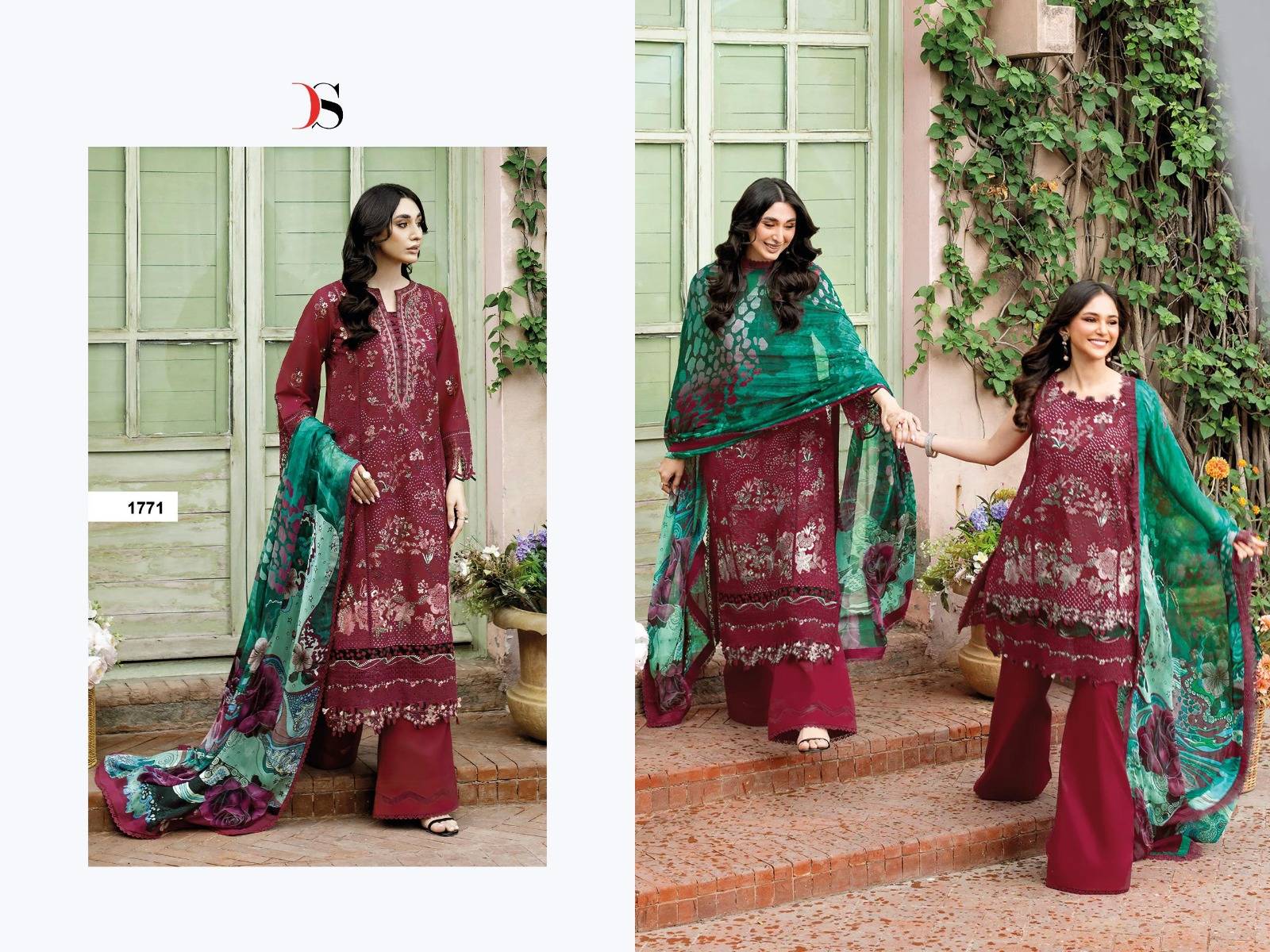 RAMSHA LUXURY LAWN 2026 BY DEEPSY SUITS 1001 TO 1006 SERIES Pakistani Stylish Beautiful Colourful Printed & Embroidered Party Wear & Occasional Wear chiffon Dresses At Wholesale Price