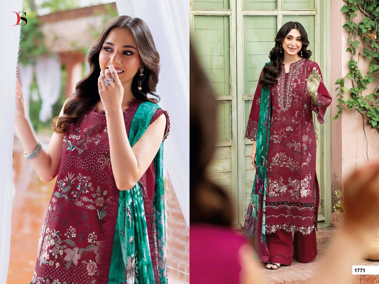 RAMSHA LUXURY LAWN 2026 BY DEEPSY SUITS 1001 TO 1006 SERIES Pakistani Stylish Beautiful Colourful Printed & Embroidered Party Wear & Occasional Wear chiffon Dresses At Wholesale Price