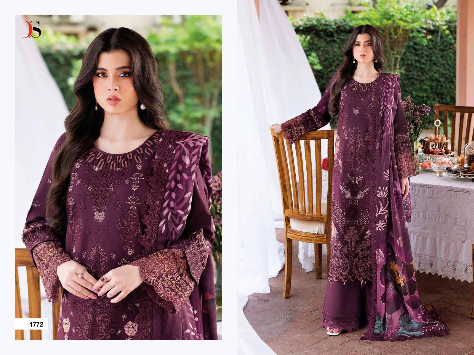 RAMSHA LUXURY LAWN 2026 BY DEEPSY SUITS 1001 TO 1006 SERIES Pakistani Stylish Beautiful Colourful Printed & Embroidered Party Wear & Occasional Wear chiffon Dresses At Wholesale Price