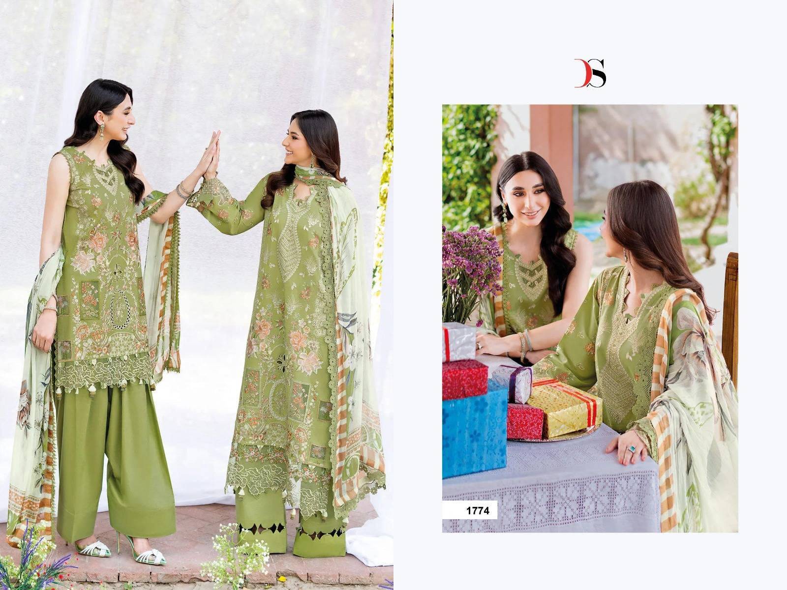 RAMSHA LUXURY LAWN 2026 BY DEEPSY SUITS 1001 TO 1006 SERIES Pakistani Stylish Beautiful Colourful Printed & Embroidered Party Wear & Occasional Wear chiffon Dresses At Wholesale Price