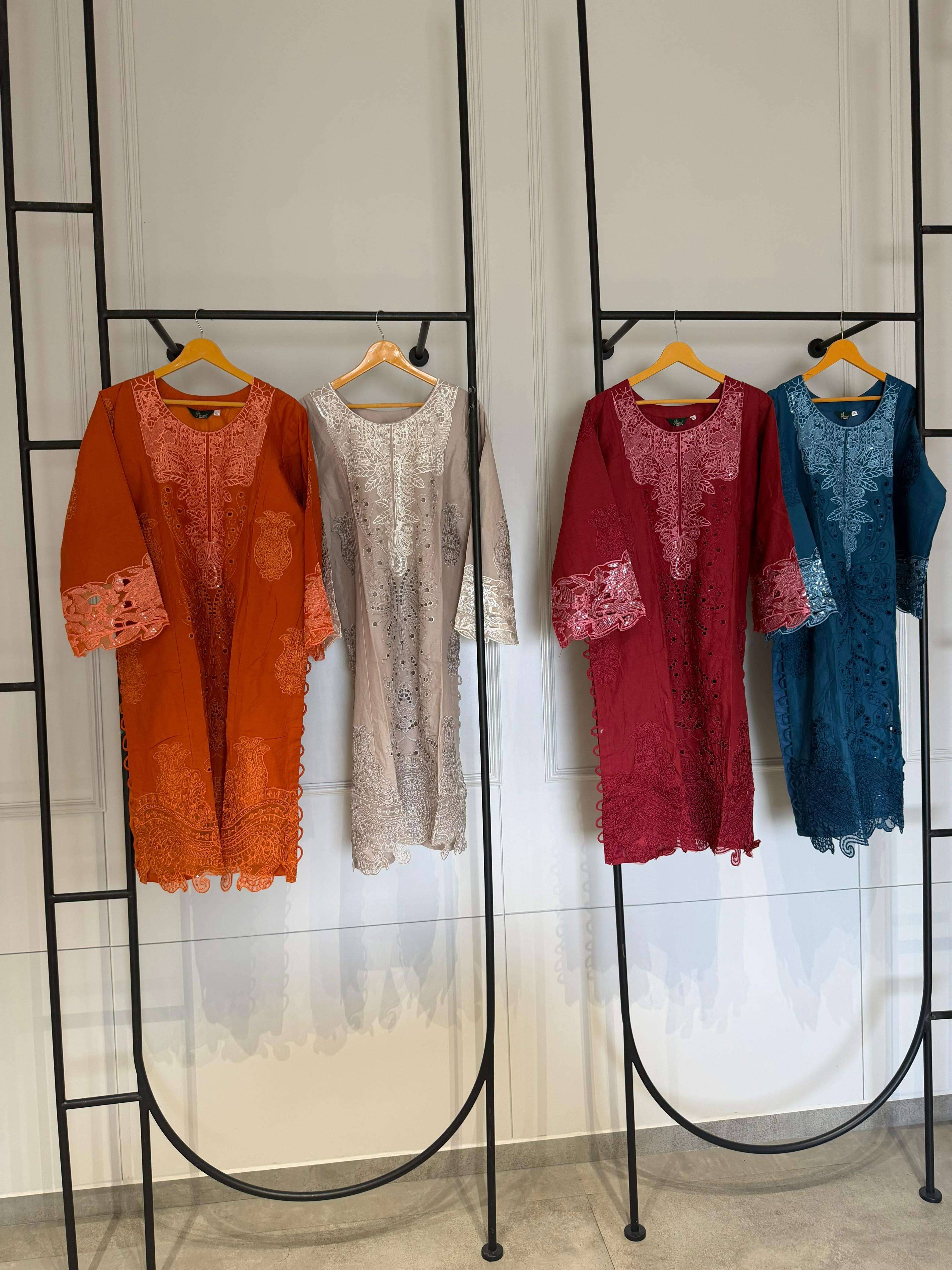 2489 COLORS Pakistani Readymade Suits BY Shree fabs 2489 A TO 2489 D SERIES Pakistani Stylish Beautiful Colourful Printed & Embroidered Party Wear & Occasional Wear cotton readymade Dresses At Wholesale Price