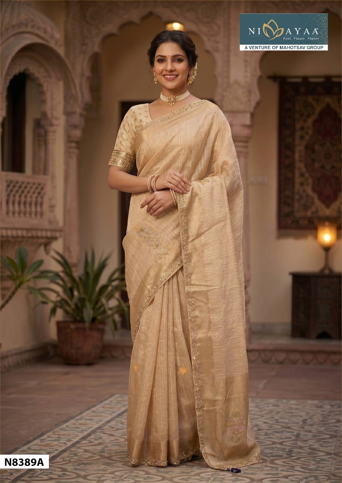NIMAYA–DARITRI by MAHOTSAV 7762 series Indian Traditional Wear Silk sarees At Wholesale Price