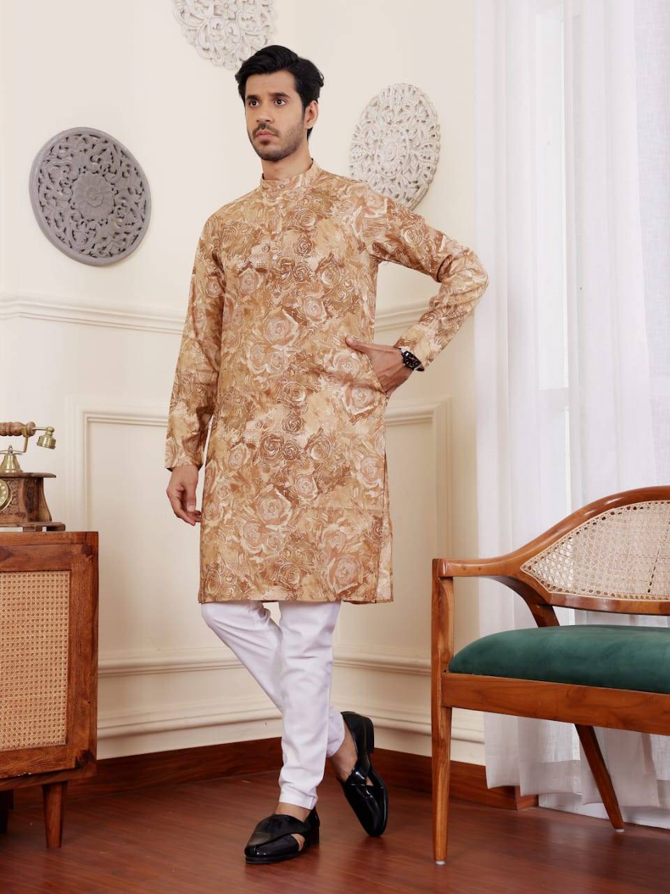 SALE MENS KURTA COLLECTION by Fashid wholesale Indian Traditional casual wear Mens kurtas At Wholesale Price