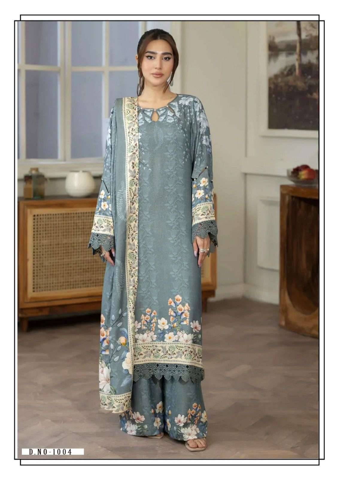 MAUSAMMRY by Hala 1001 to 1006 series Pakistani Suits Colorful casual Wear cotton Readymade Dresses At Wholesale