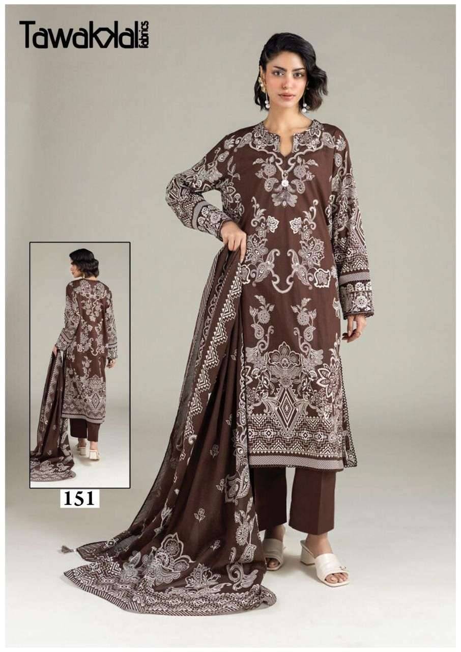 Gulaal classy luxury cotton vol 16 by TAWAKKAL FABRICS 151 to 160 series Pakistani Suits Colorful casual Wear cotton Readymade Dresses At Wholesale
