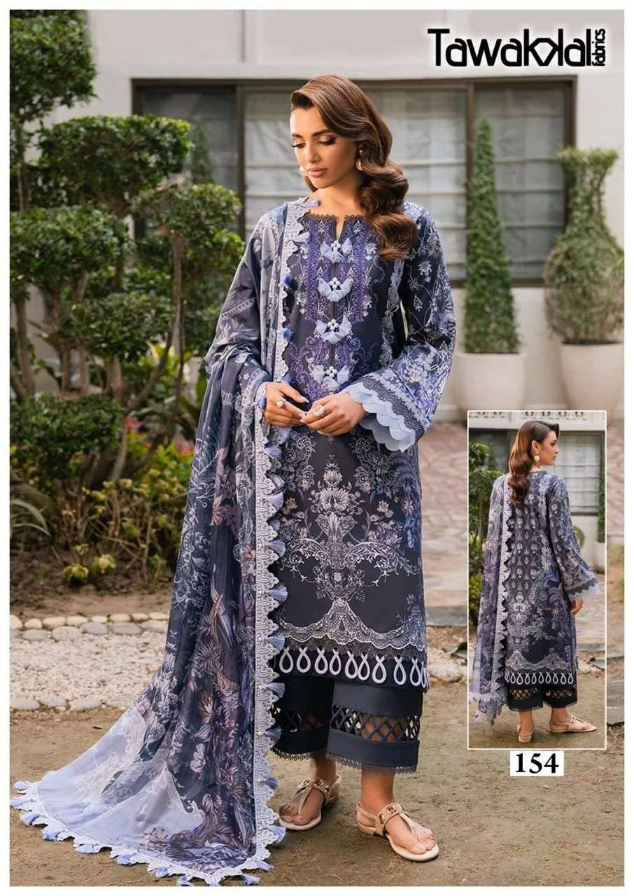 Gulaal classy luxury cotton vol 16 by TAWAKKAL FABRICS 151 to 160 series Pakistani Suits Colorful casual Wear cotton Readymade Dresses At Wholesale
