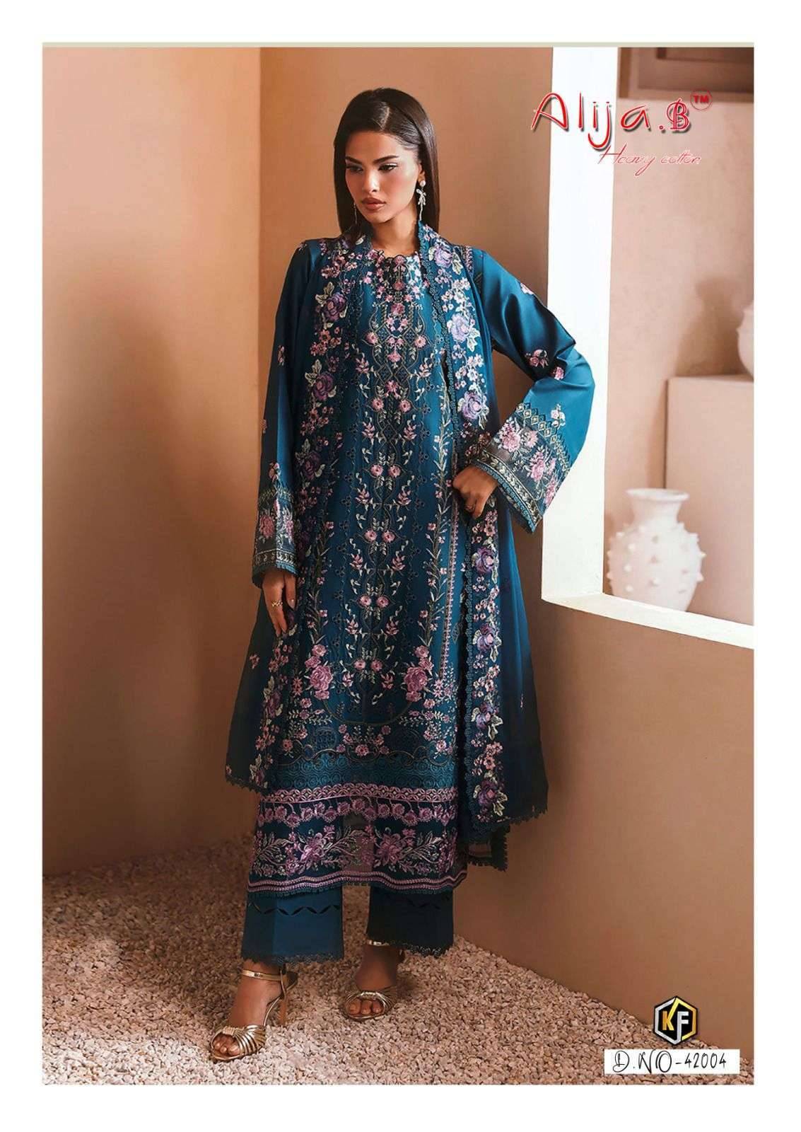 BIN SAEED luxury lawn by FARIDA FAB 101 to 106 series Pakistani Suits Colorful casual Wear cotton Readymade Dresses At Wholesale