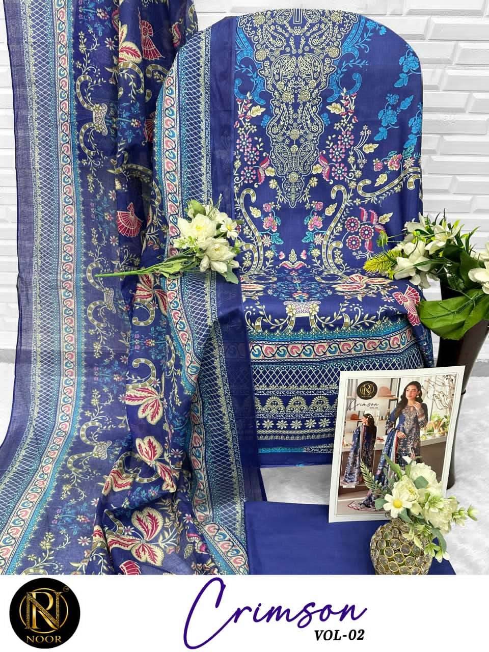 CRIMSON VOL-2 by Noor 2001 to 2006 series Pakistani Suits Colorful casual Wear cotton Readymade Dresses At Wholesale