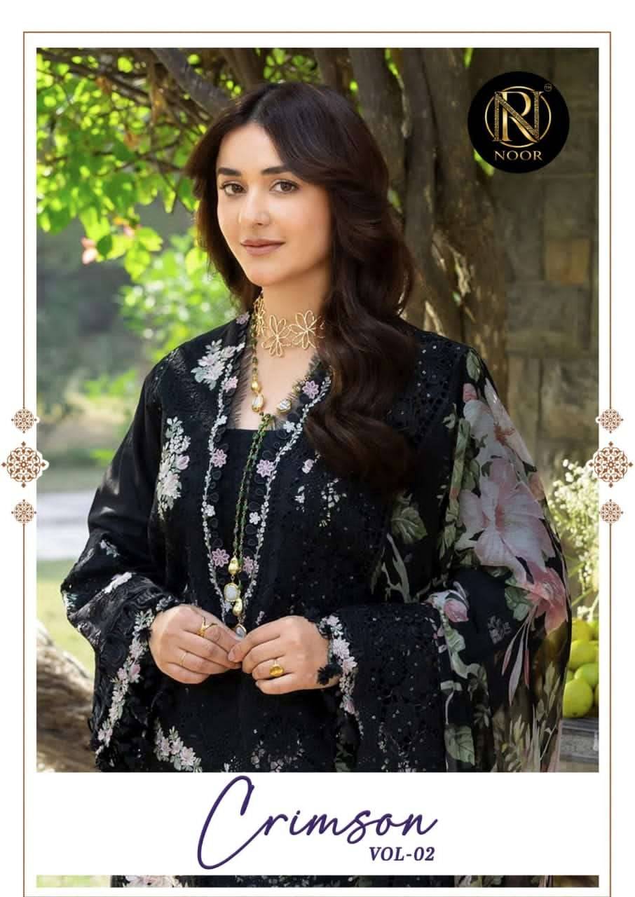 CRIMSON VOL-2 by Noor 2001 to 2006 series Pakistani Suits Colorful casual Wear cotton Readymade Dresses At Wholesale