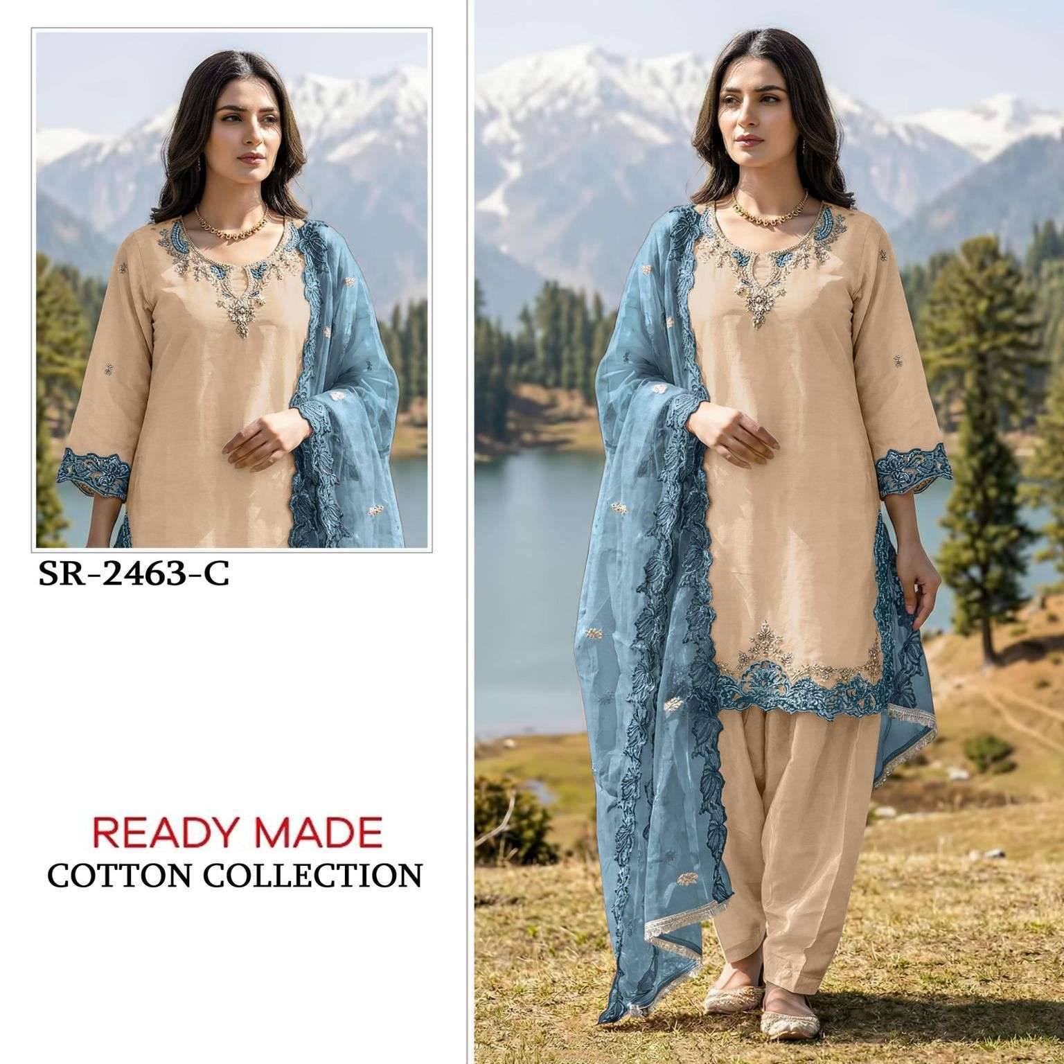 SR 2162 by SHREE FABS 2162 A to 2162 D series Pakistani Suits Colorful casual Wear VISCOSE SATIN Readymade Dresses At Wholesale