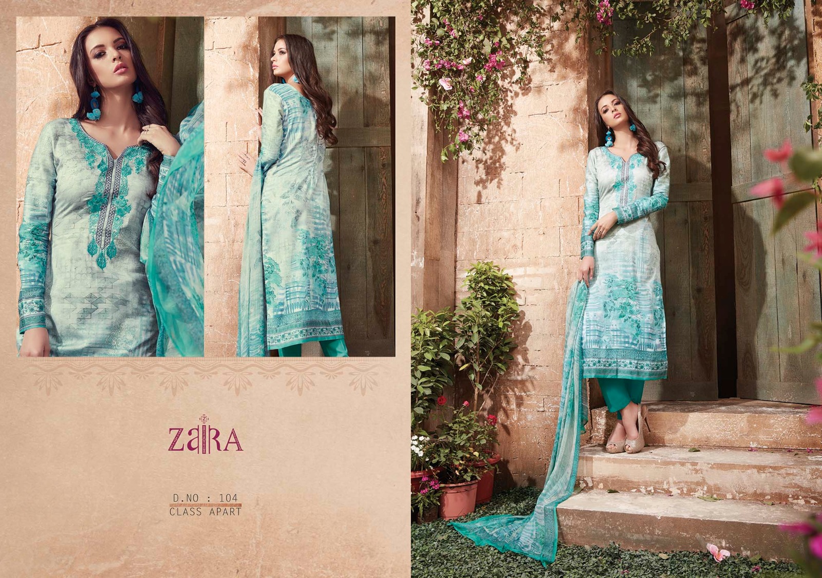 Aaria By Vivek Creation 101 To 112 Series Indian Ethnic Stylish Designer Digital Printed And Embroidered Casual Wear Lawn Satin Dresses At Wholesale Price