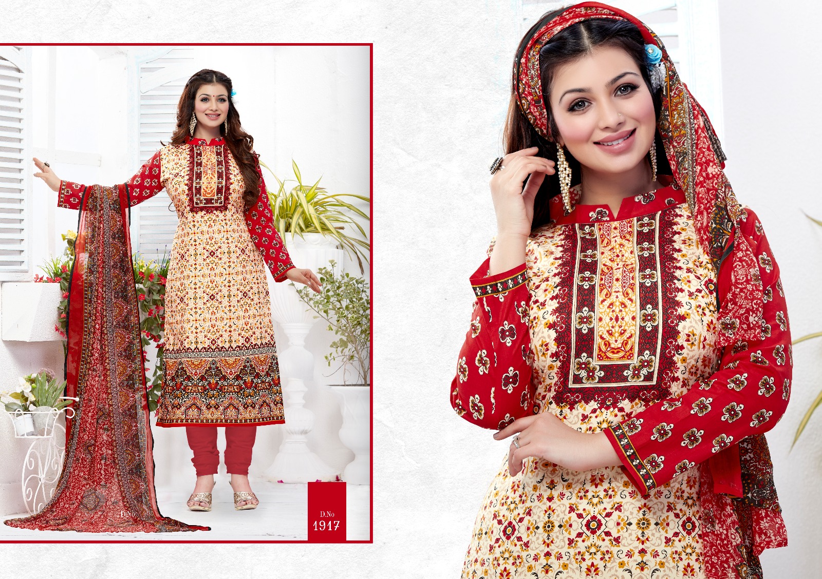 Haseen Vol 9 By M Pankaj Fashion 1913 To 1919 Series Bollywood Stylish Designer Printed Casual Wear Lawn Cotton Dresses At Wholesale Price
