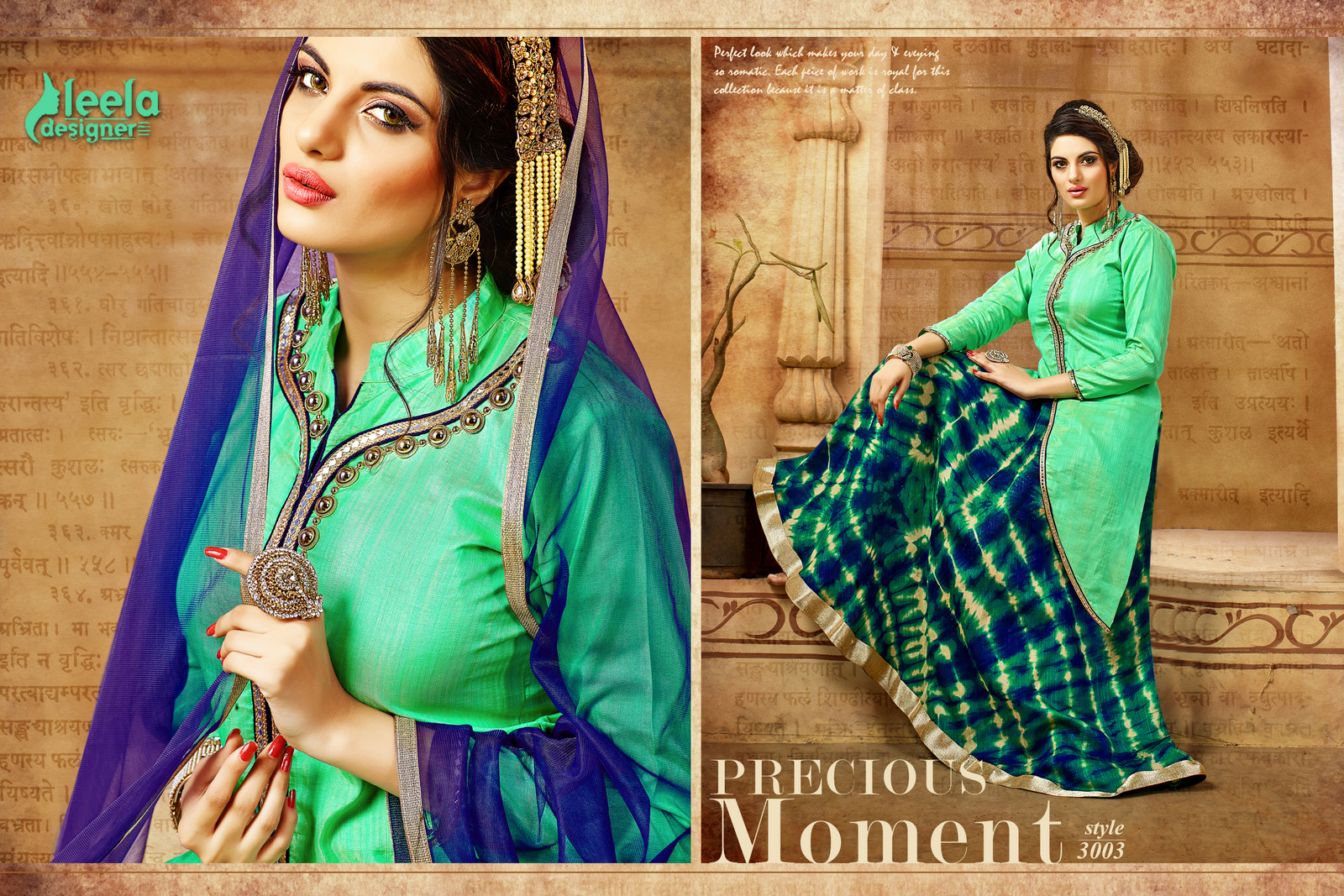 Leela Designer-3 3001 To 3004 Series By Leela Designer Beautiful Colorful Pretty Party Wear Occasional Wear Ethnic Wear Printed Silk Dresses At Wholesale Price