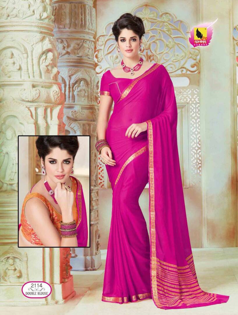 Kumkum 2111 To 2126 Series By Ashika Sarees Beautiful Colorful Stylish Fancy Pretty Party Wear Casual Wear Occasional Wear Printed Chiffon Sarees At Wholesale Price