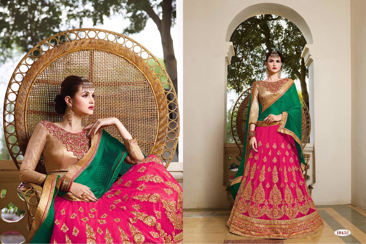 Mohimi By Riddhoo Fashion 10441 To 10452 Series Indian Designer Stylish Ethnic Wear Fancy Party Wear & Occasional Wear Net Lehengas At Wholesale Price