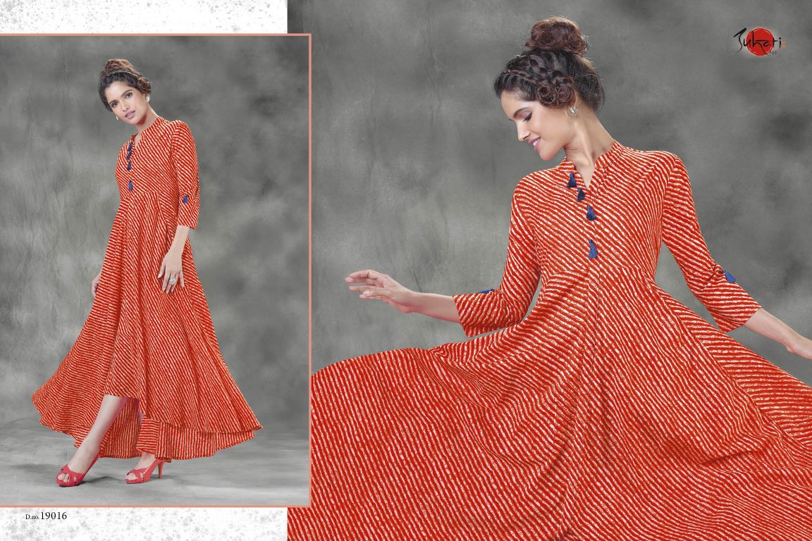 Myra Vol-1 By Suhati Fab 19008 To 19017 Series Beautiful Stylish Colorful Fancy Casual Wear & Ready To Wear Pure Lawn Cotton Printed Kurtis At Wholesale Price