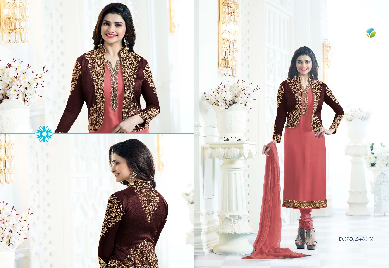 Maharani 5461 Colour Plus By Vinay Fashion Designer Suits Beautiful Colorful Stylish Fancy Party Wear & Occasional Wear Satin Silk Dresses At Wholesale Price