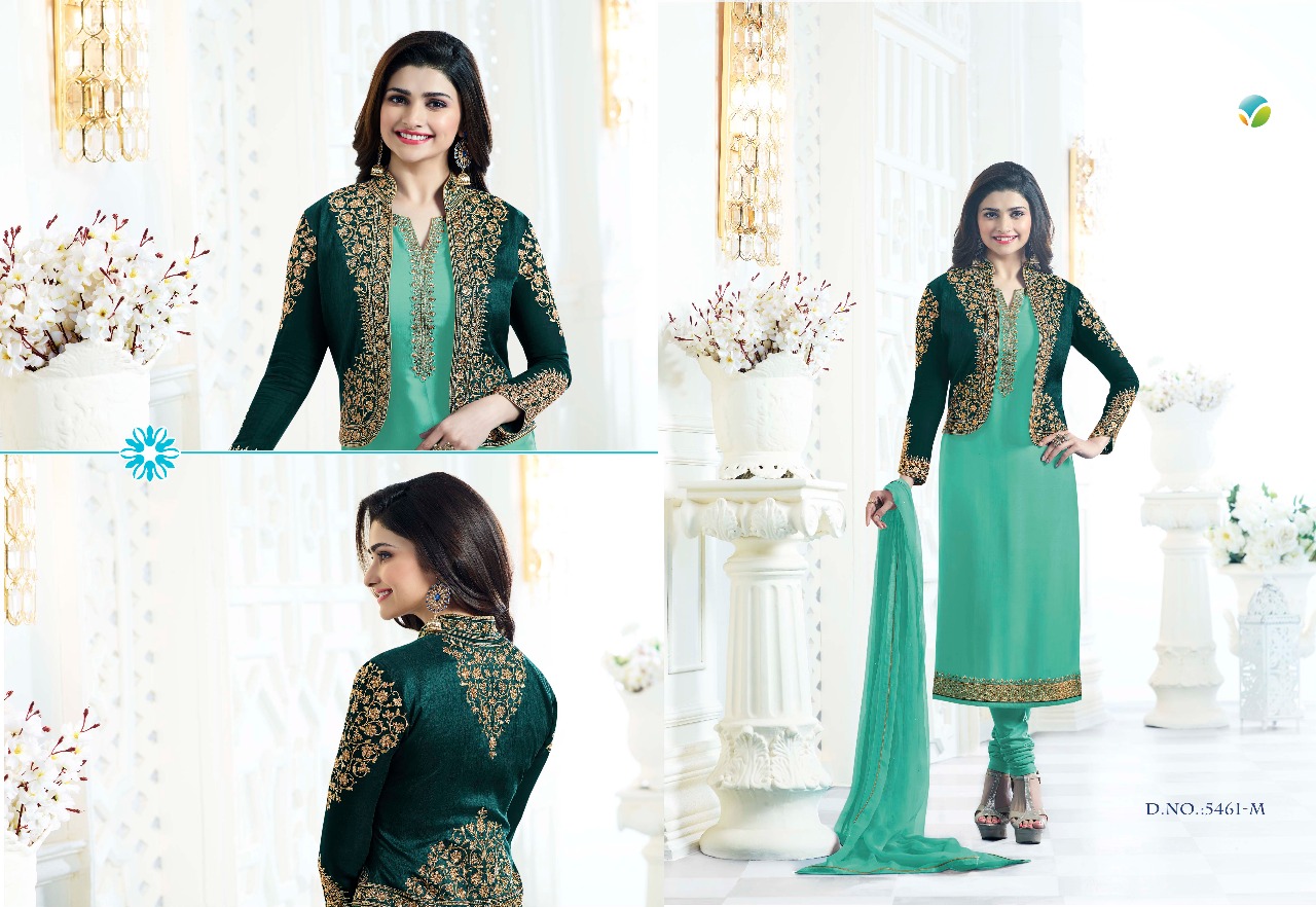 Maharani 5461 Colour Plus By Vinay Fashion Designer Suits Beautiful Colorful Stylish Fancy Party Wear & Occasional Wear Satin Silk Dresses At Wholesale Price