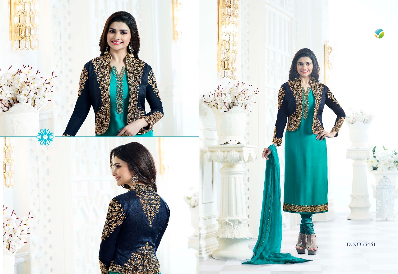 Maharani 5461 Colour Plus By Vinay Fashion Designer Suits Beautiful Colorful Stylish Fancy Party Wear & Occasional Wear Satin Silk Dresses At Wholesale Price