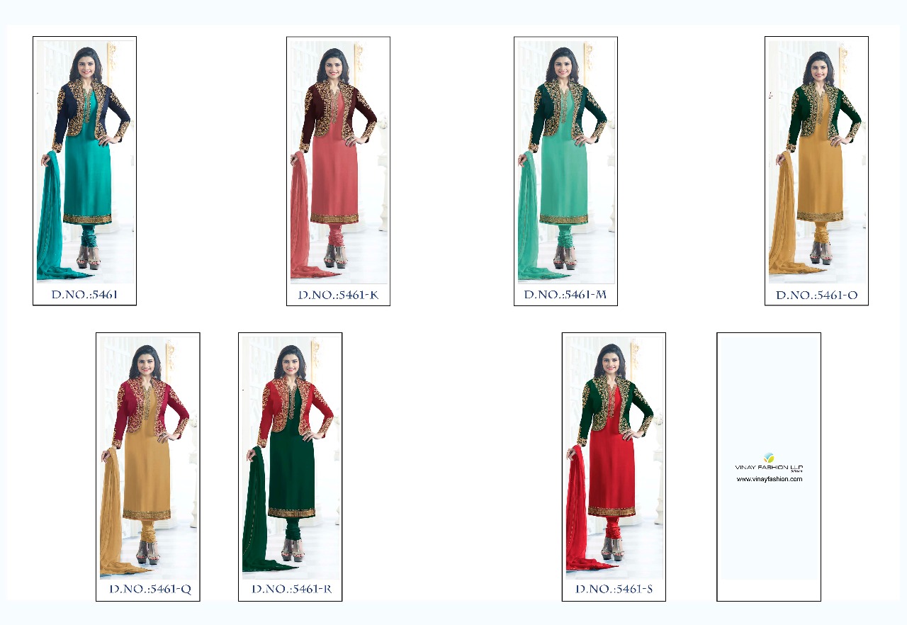 Maharani 5461 Colour Plus By Vinay Fashion Designer Suits Beautiful Colorful Stylish Fancy Party Wear & Occasional Wear Satin Silk Dresses At Wholesale Price