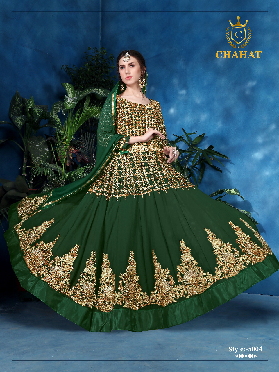 Bilal By Chahat 5001 To 5004 Series Designer Festive Collection Anarkali Suits Beautiful Stylish Fancy Colorful Party Wear & Occasional Wear Georgette Dresses At Wholesale Price