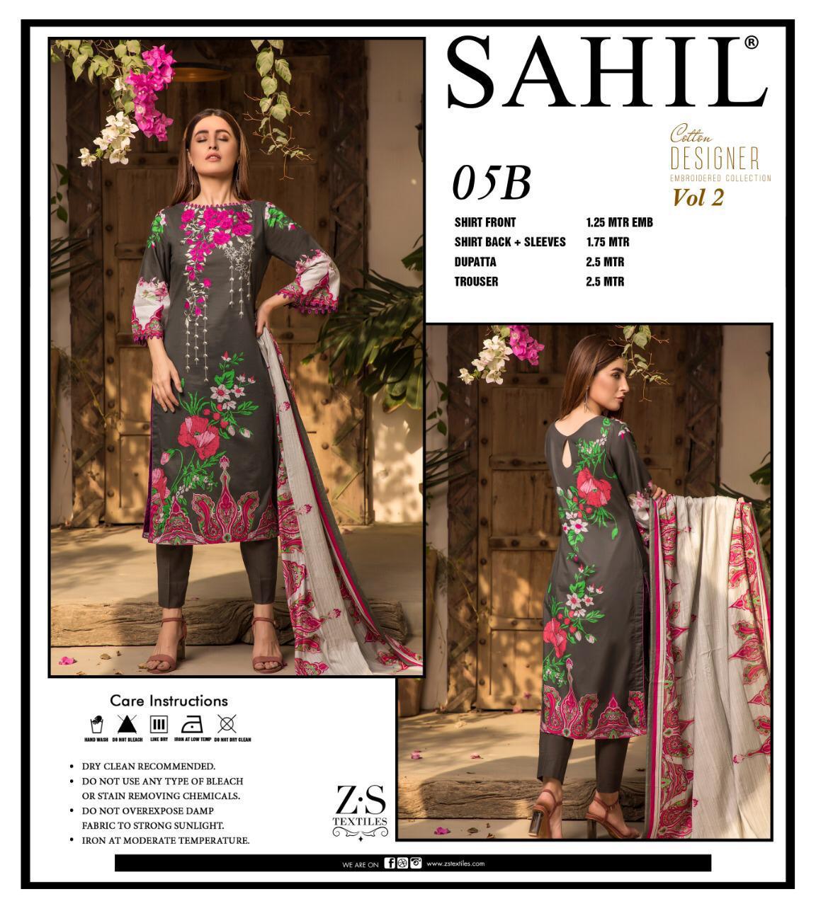 Cotton Designer Vol 2 By Sahil 1a-b To 5a-b Series Indian Traditional Wear Collection Beautiful Stylish Fancy Colorful Party Wear & Occasional Wear Coton Dresses At Wholesale Price