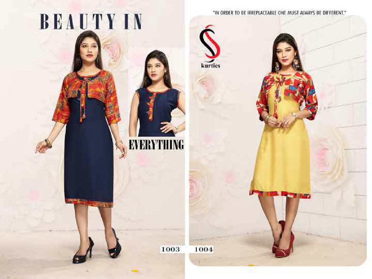 Dhwani By Ss Kurtis 1001 To 1012 Series Beautiful Colorful Stylish Fancy Casual Wear & Ethnic Wear & Ready To Wear Reyon Print Kurtis At Wholesale Price