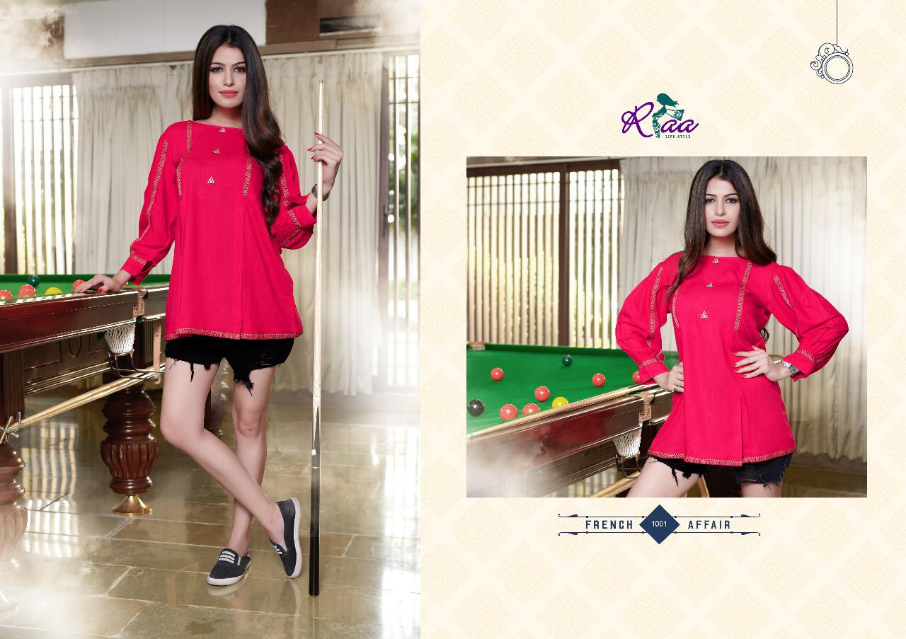 Gorivol-1 By Riaa Lifestyle 1001 To 1008 Series Indian Traditional Wear Collection Beautiful Stylish Fancy Colorful Party Wear & Occasional Wear Rayon Kurtis At Wholesale Price