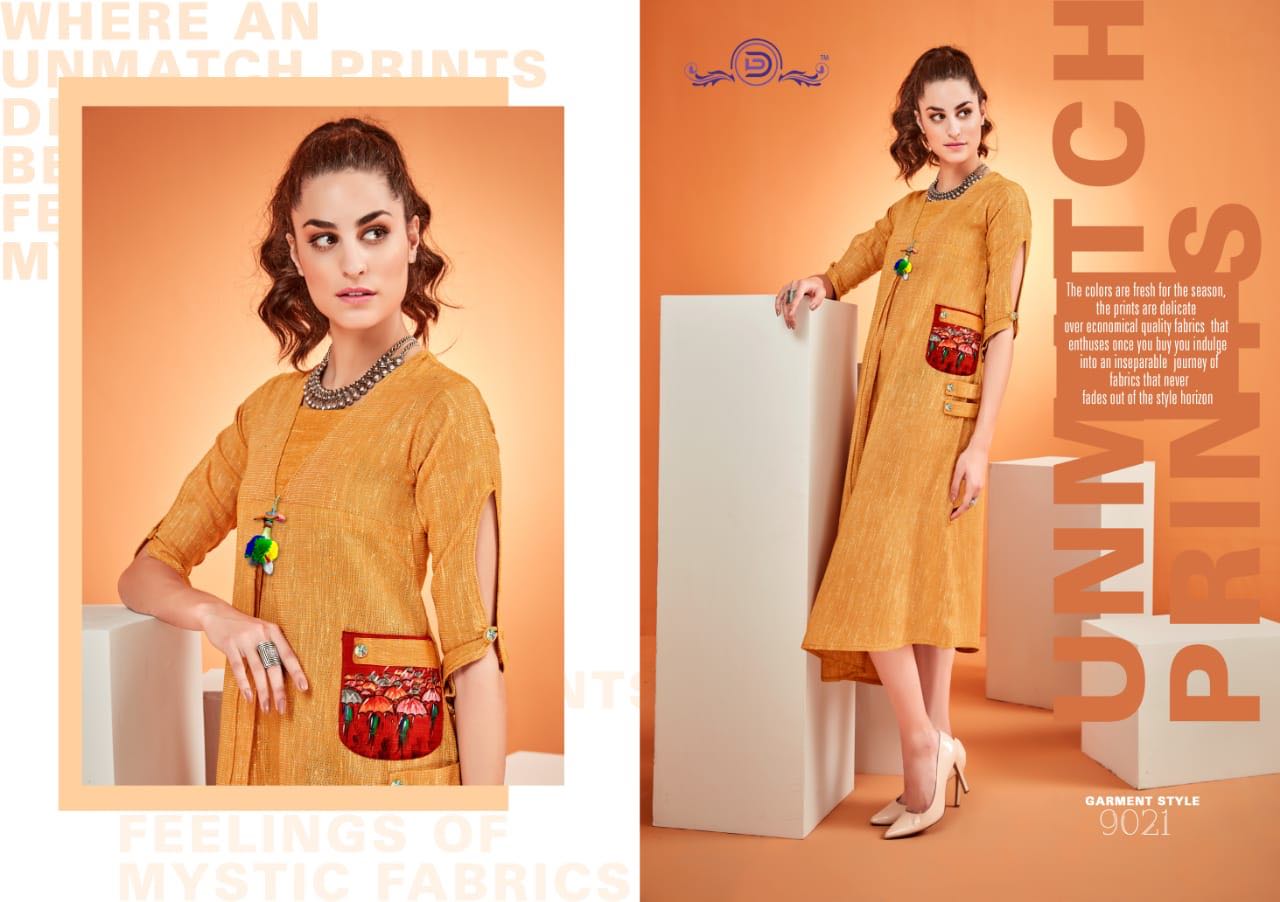 Hastkala Vol-2 By Diva Designs 9018 To 9025 Series Designer Beautiful Stylish Fancy Colorful Casual Wear & Ethnic Wear Cotton Khadi Printed Kurtis At Wholesale Price