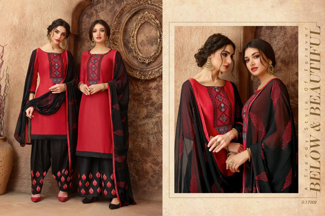 Hello Madam By Raghav Royals 17001 To 17012 Series Suits Collection Beautiful Stylish Fancy Colorful Casual Wear & Ethnic Wear Cotton With Embroidery Dresses At Wholesale Price