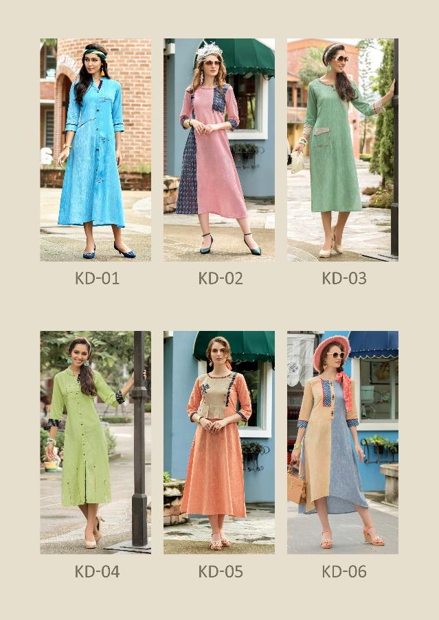 Khadi Handwork By Mustard 01 To 06 Series Beautiful Stylish Fancy Colorful Casual Wear & Ethnic Wear & Ready To Wear Khadi Soft Linen Kurtis At Wholesale Price