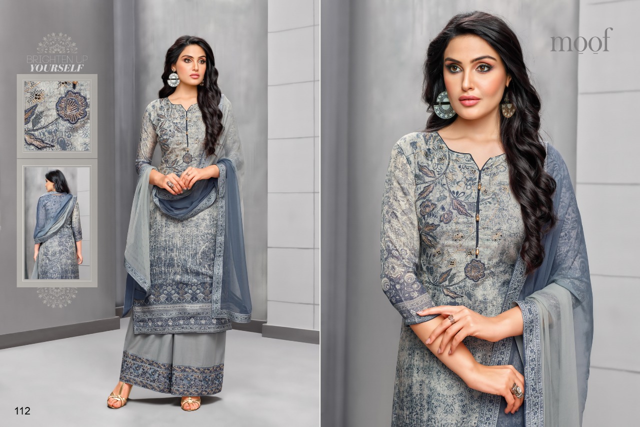 Mihira By Moof Fashion 108 To 115 Series Beautiful Suits Stylish Fancy Colorful Casual Wear & Ethnic Wear Collection Muslin Digital Printed Dresses At Wholesale Price
