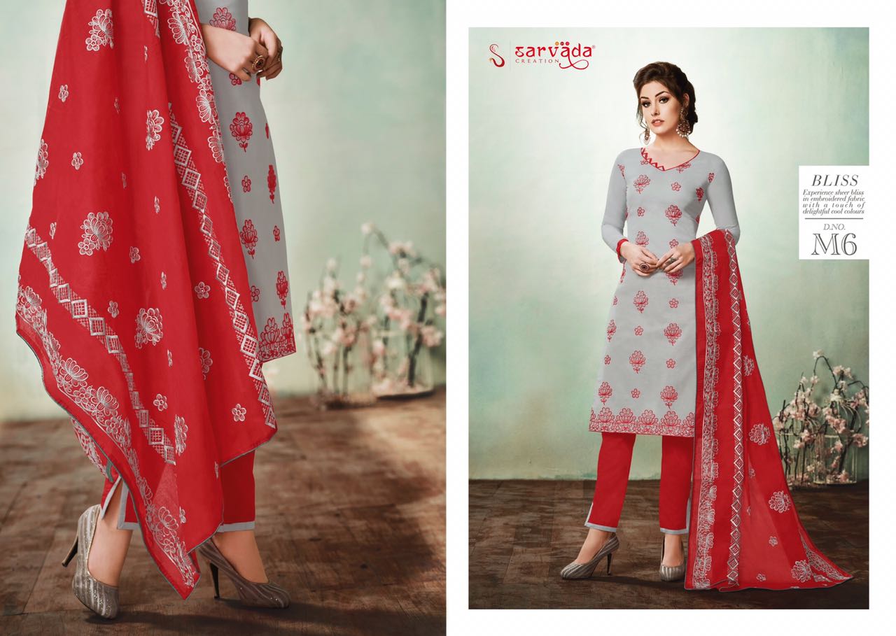 Mulmul By Sarvada Creation 1 To 12 Series Beautiful Suits Stylish Fancy Colorful Casual Wear & Ethnic Wear Cambric Cotton Lawn Dresses At Wholesale Price