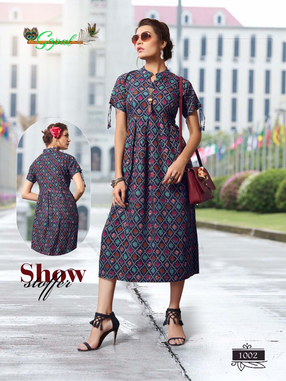 Pride By Gopal 1001 To 1008 Series Indian Traditional Wear Collection Beautiful Stylish Fancy Colorful Party Wear & Occasional Wear Rayon Kurtis At Wholesale Price